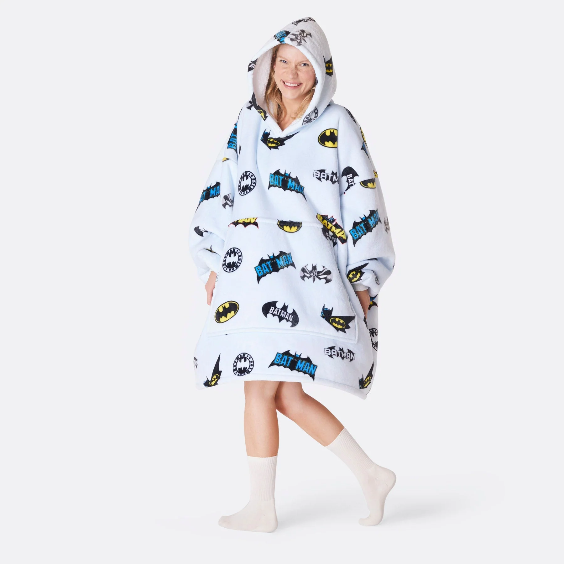 Batman Lyseblå HappyHoodie - Image 3