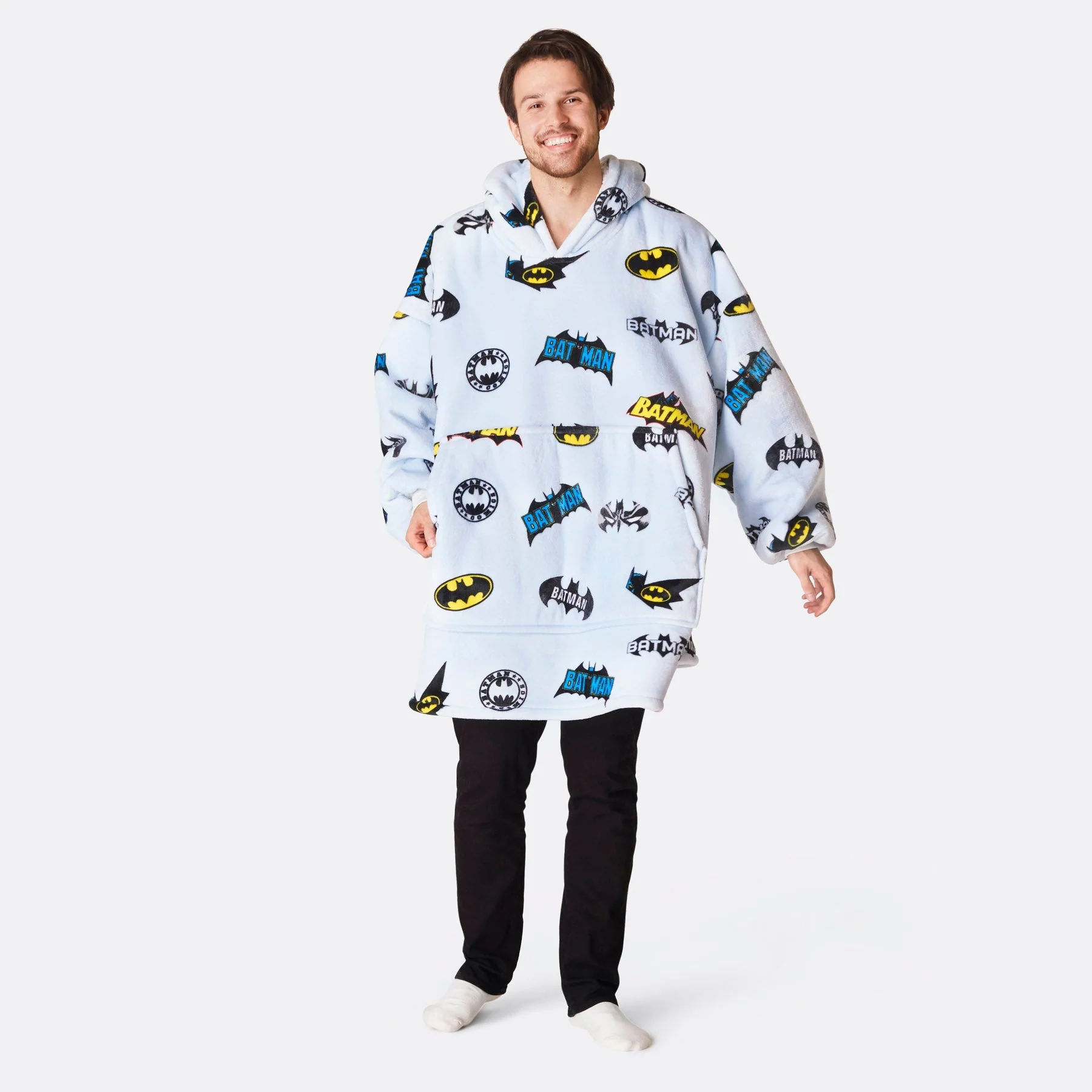 Batman Lyseblå HappyHoodie - Image 5