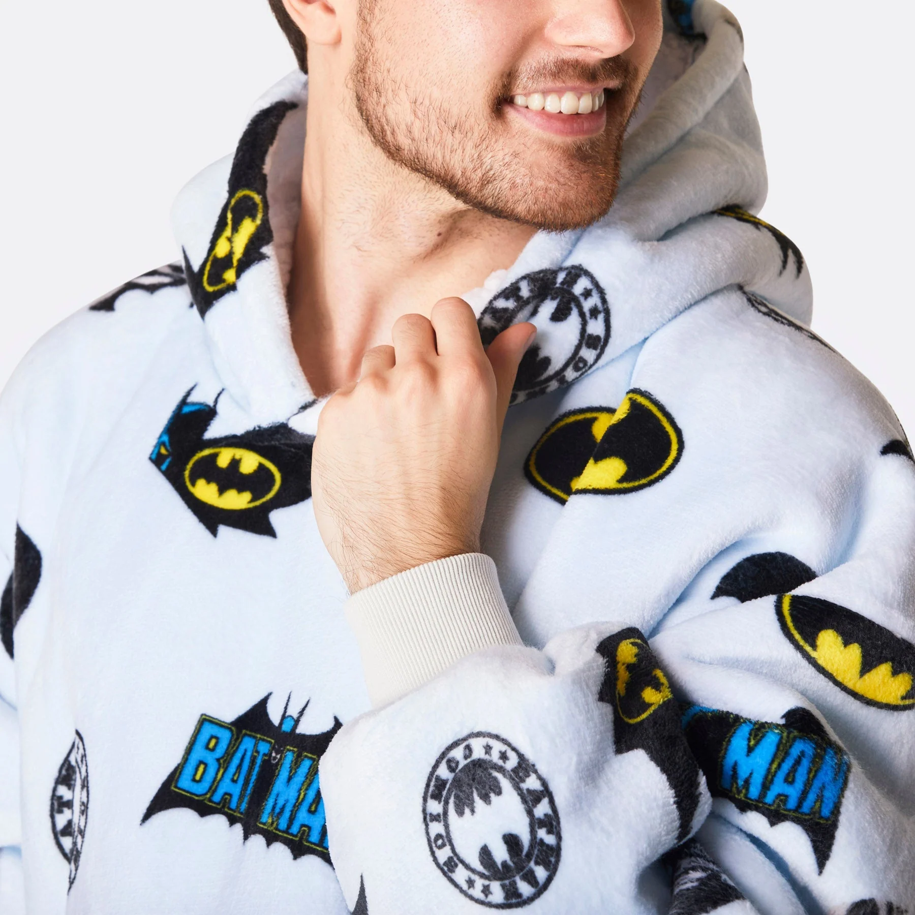 Batman Lyseblå HappyHoodie - Image 7
