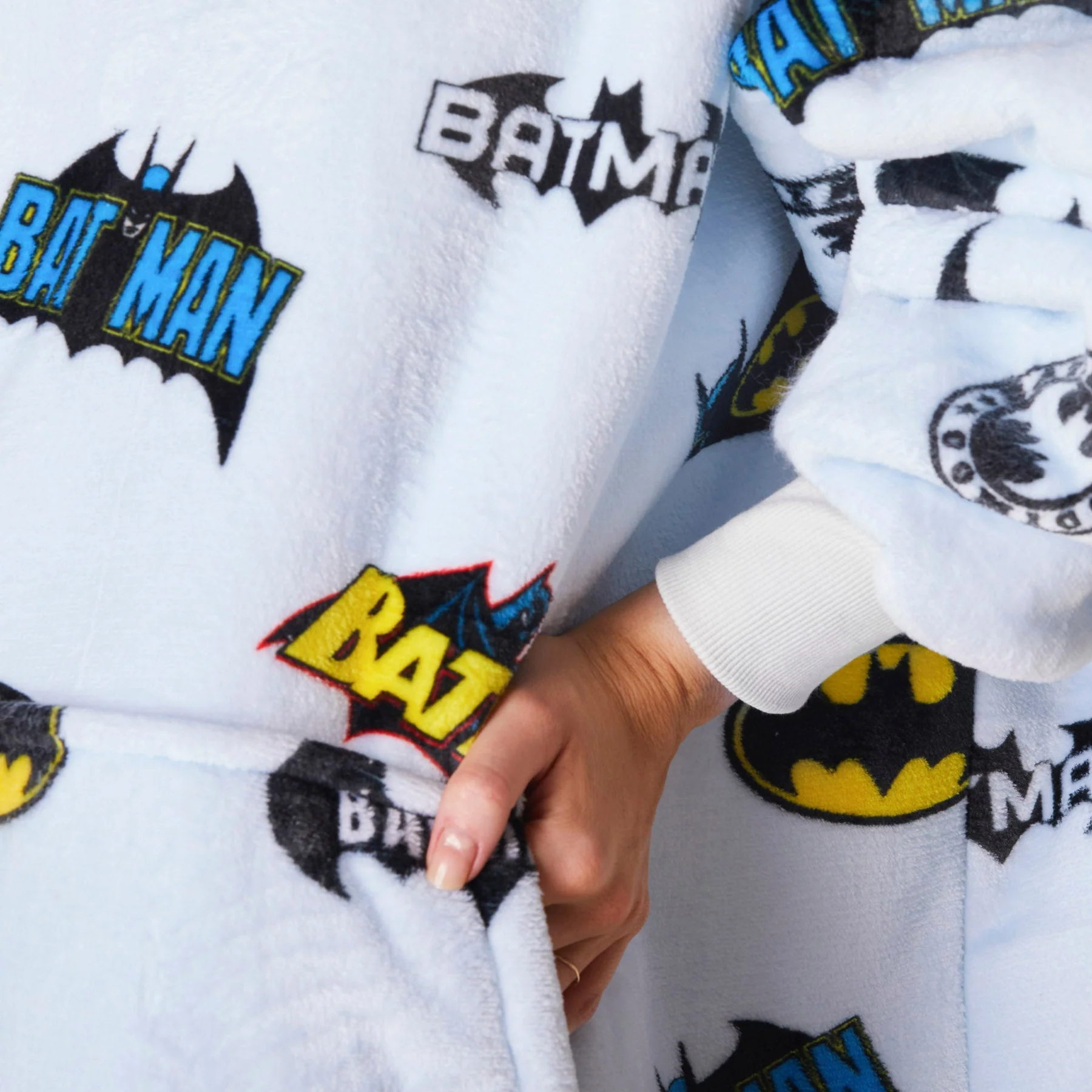 Batman Lyseblå HappyHoodie - Image 8