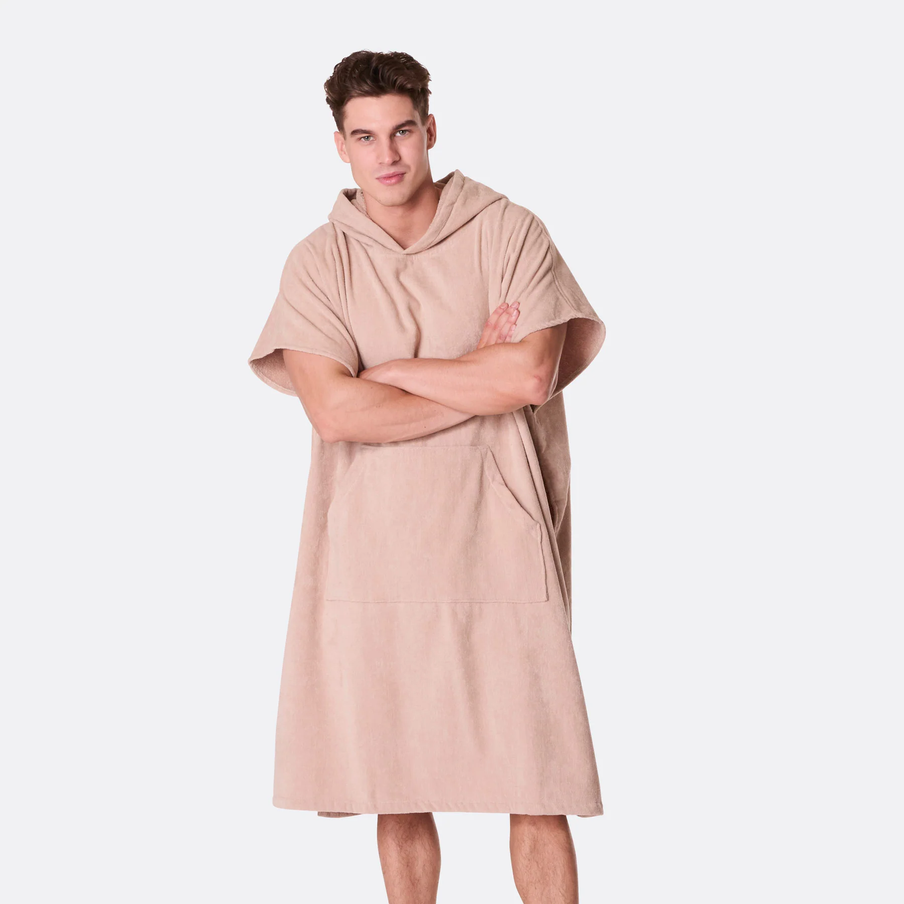 Beige Badeponcho - Image 5