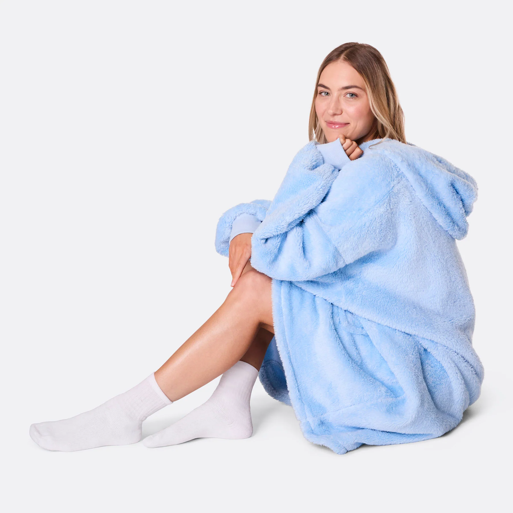 Blå Teddy HappyHoodie - Image 2