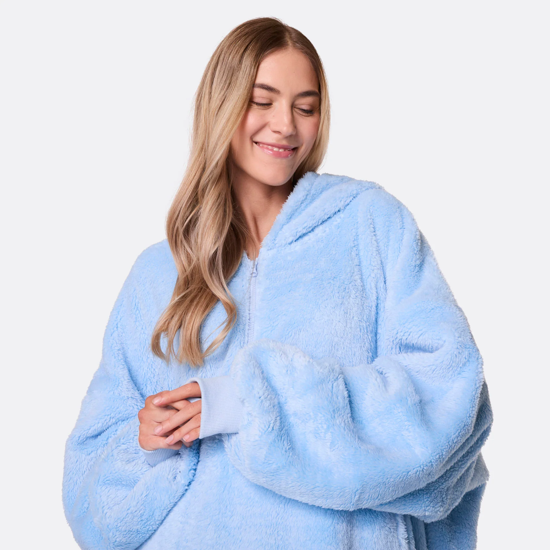 Blå Teddy HappyHoodie - Image 8