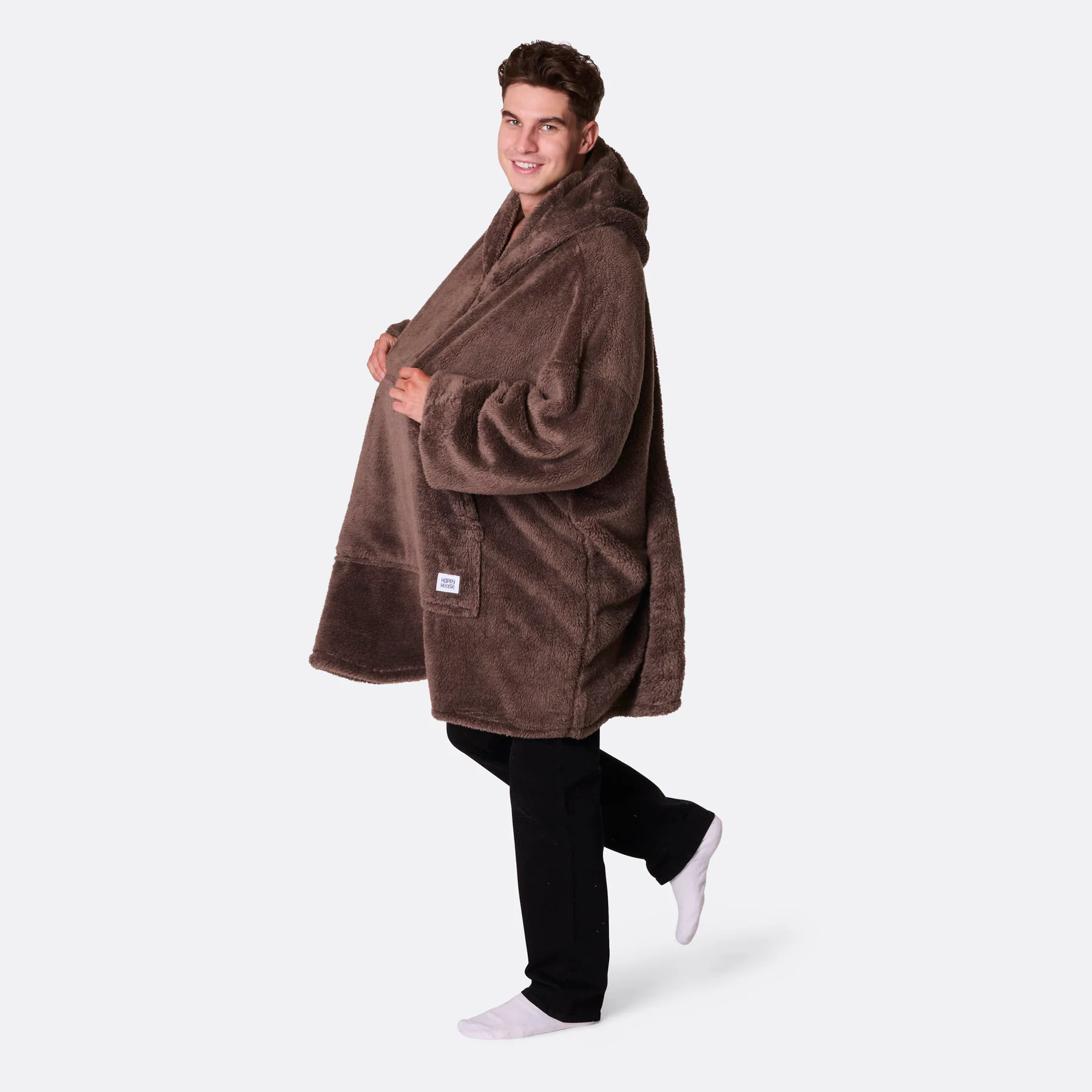 Brun Teddy HappyHoodie - Image 4