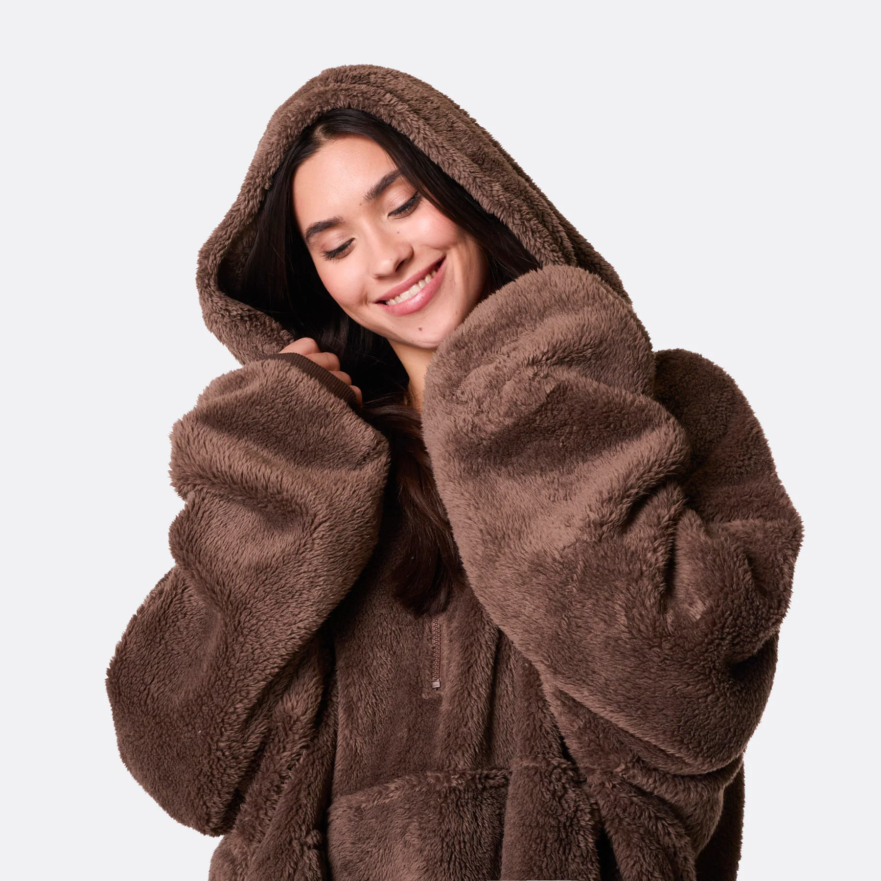 Brun Teddy HappyHoodie - Image 7