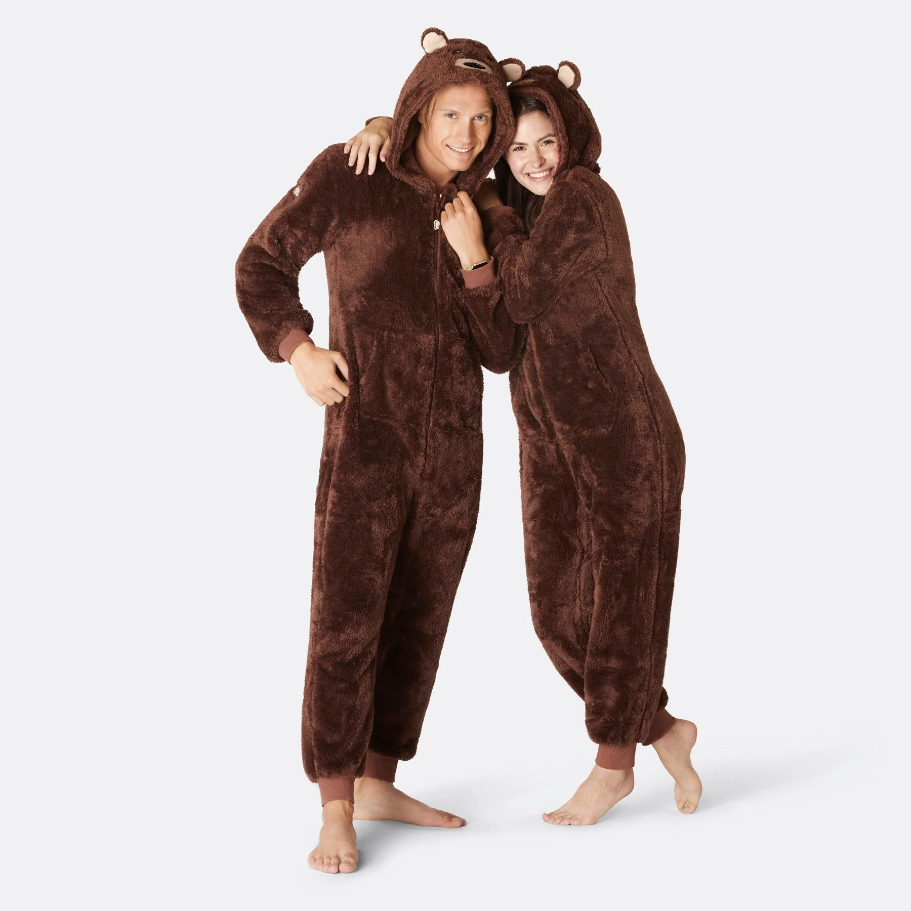 Brun Teddy Onesie Herre - Image 3