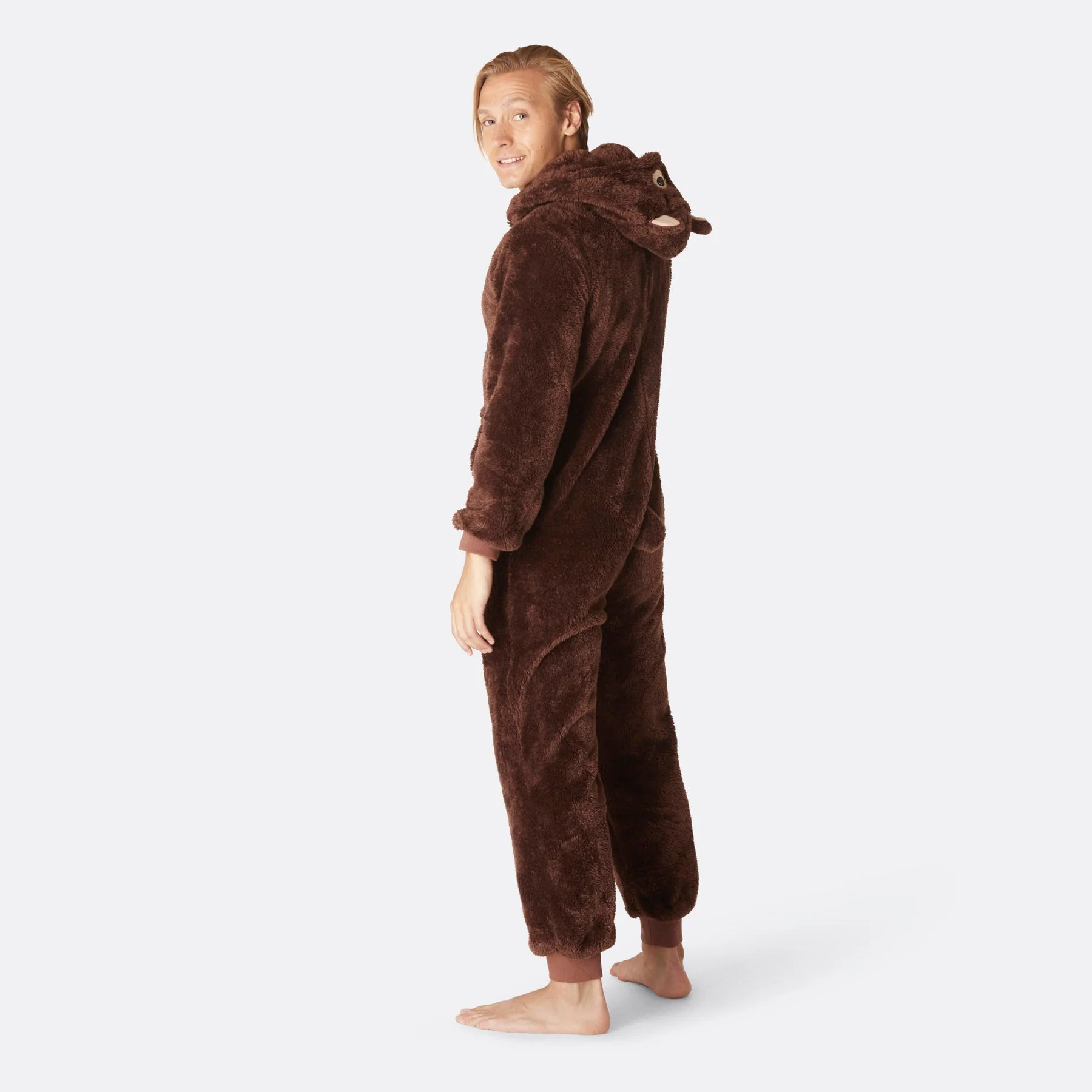 Brun Teddy Onesie Herre - Image 4