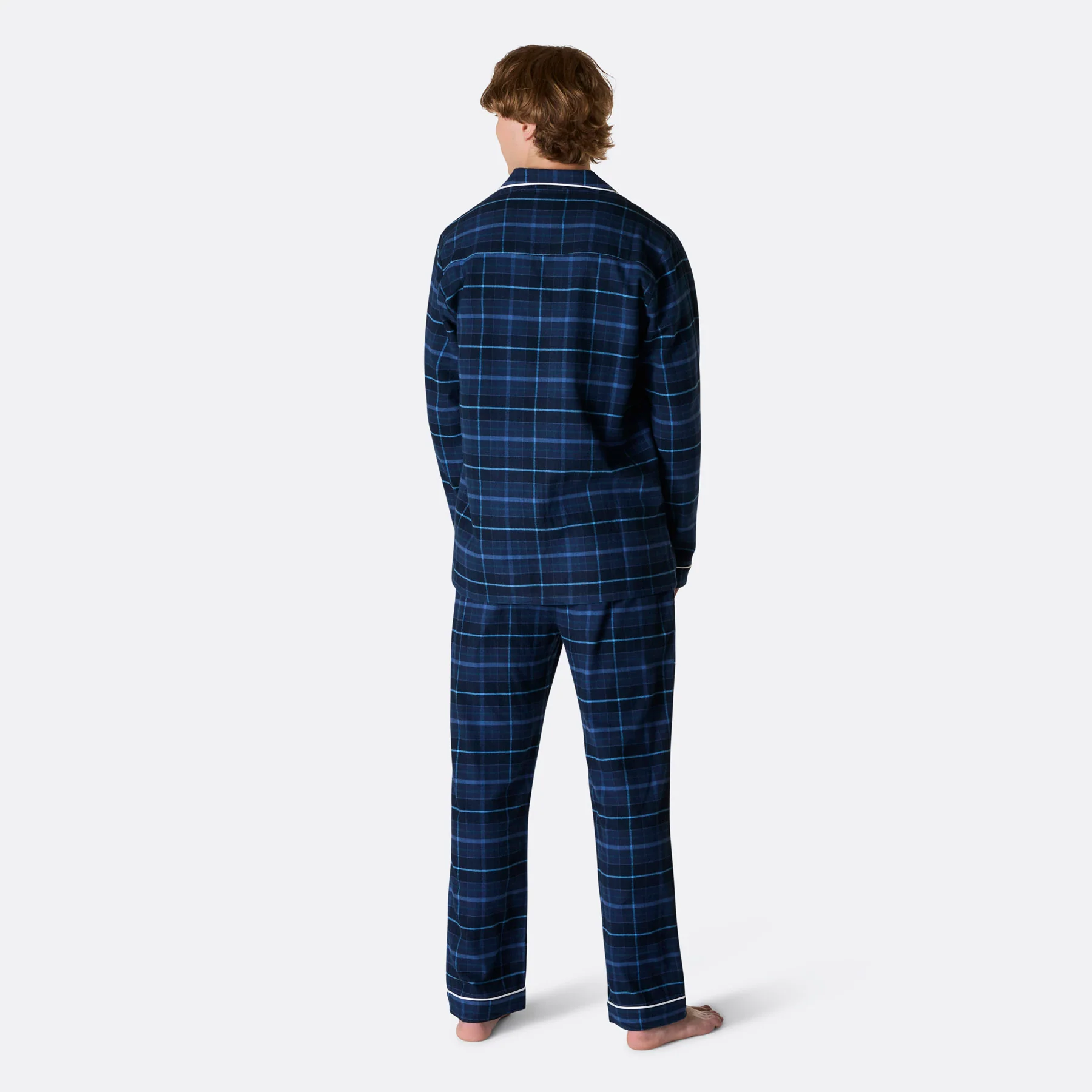 Flanell Blå Julepysj Herre - Image 5