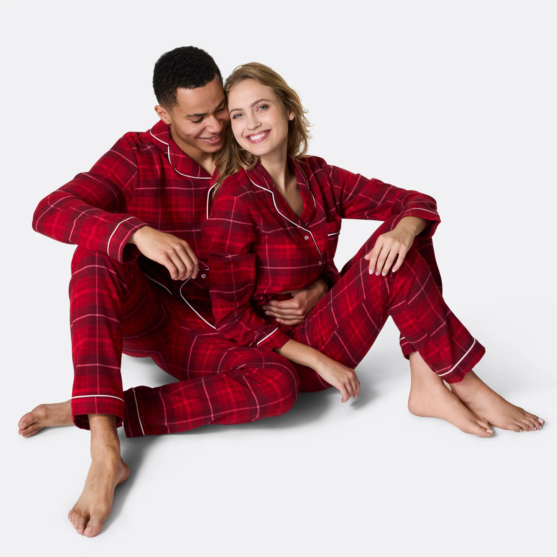 Flanell Rød Julepysj Familie - Image 2