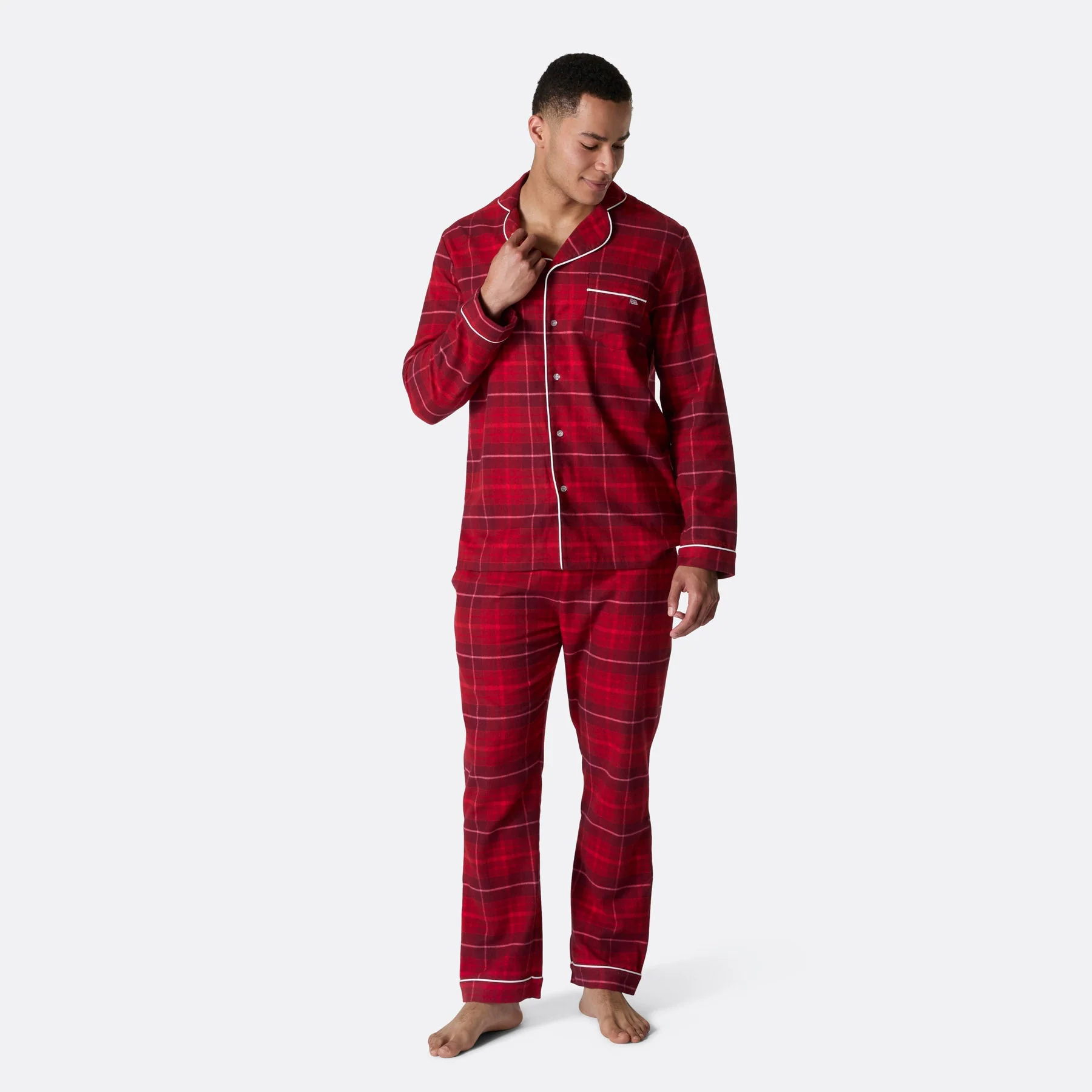 Flanell Rød Julepysj Familie - Image 4