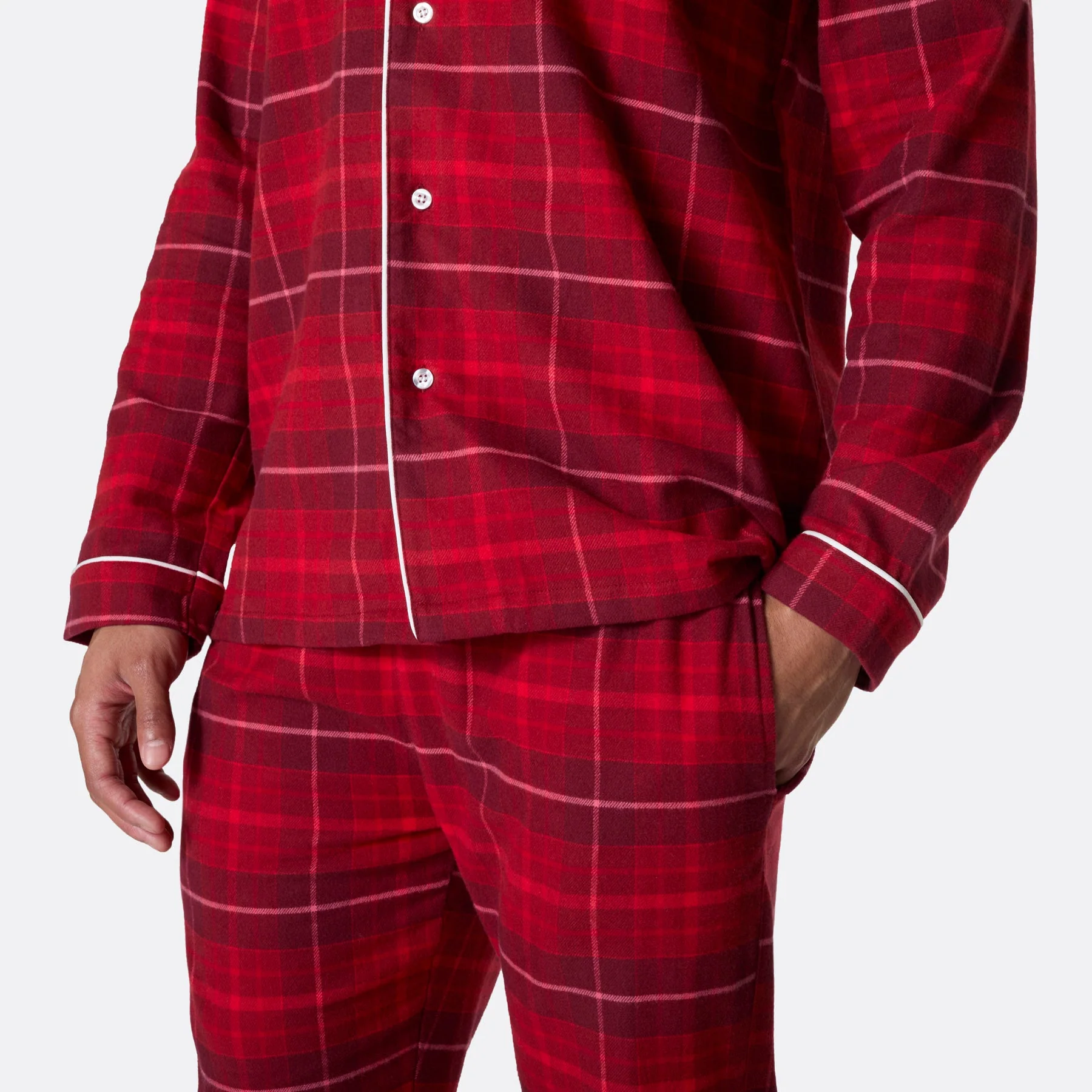Flanell Rød Julepysj Familie - Image 6