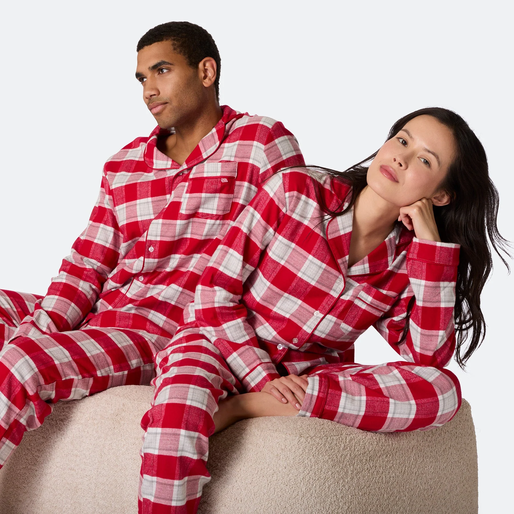 Flanell Rød Julepysj Familie - Image 11