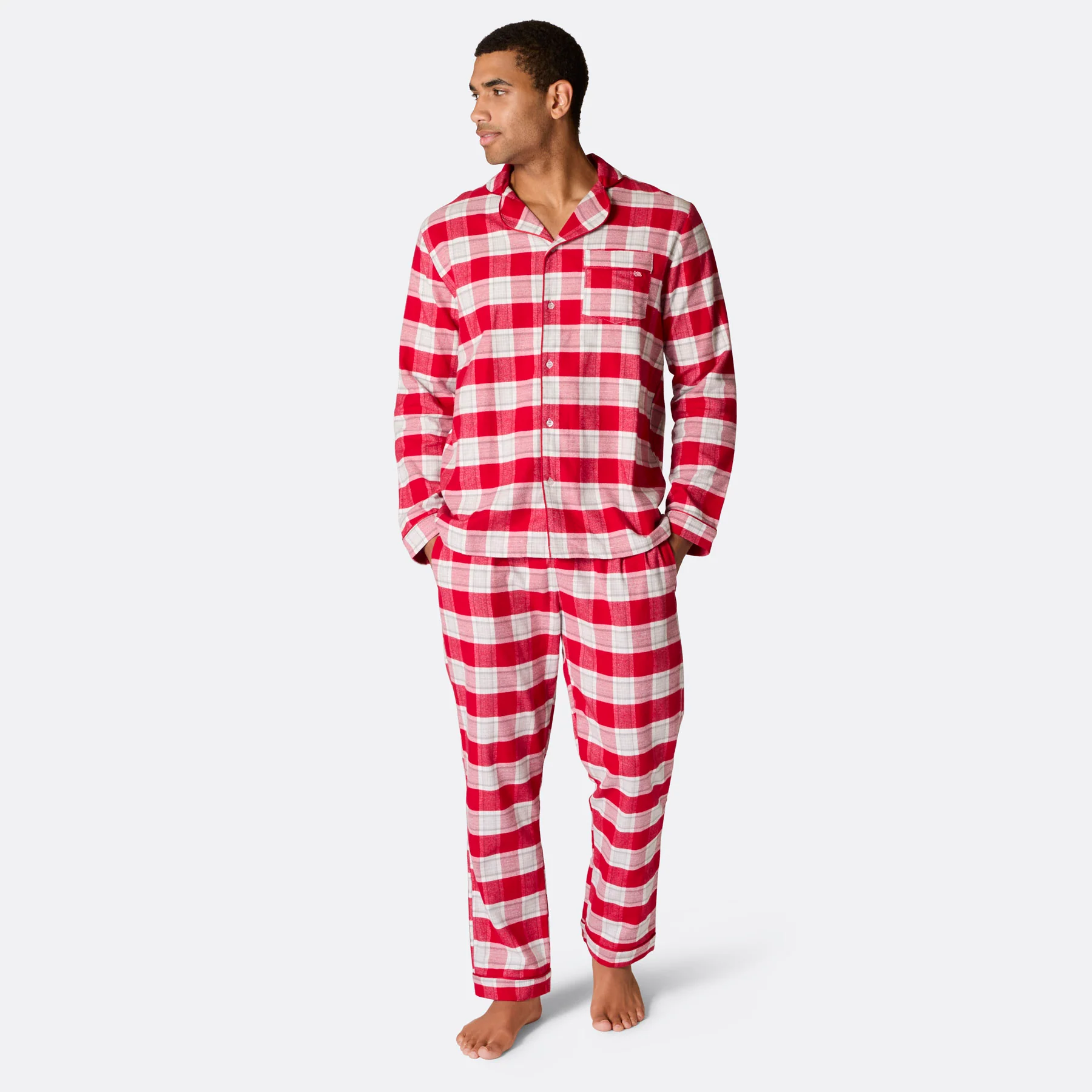 Flanell Rød Julepysj Familie - Image 9