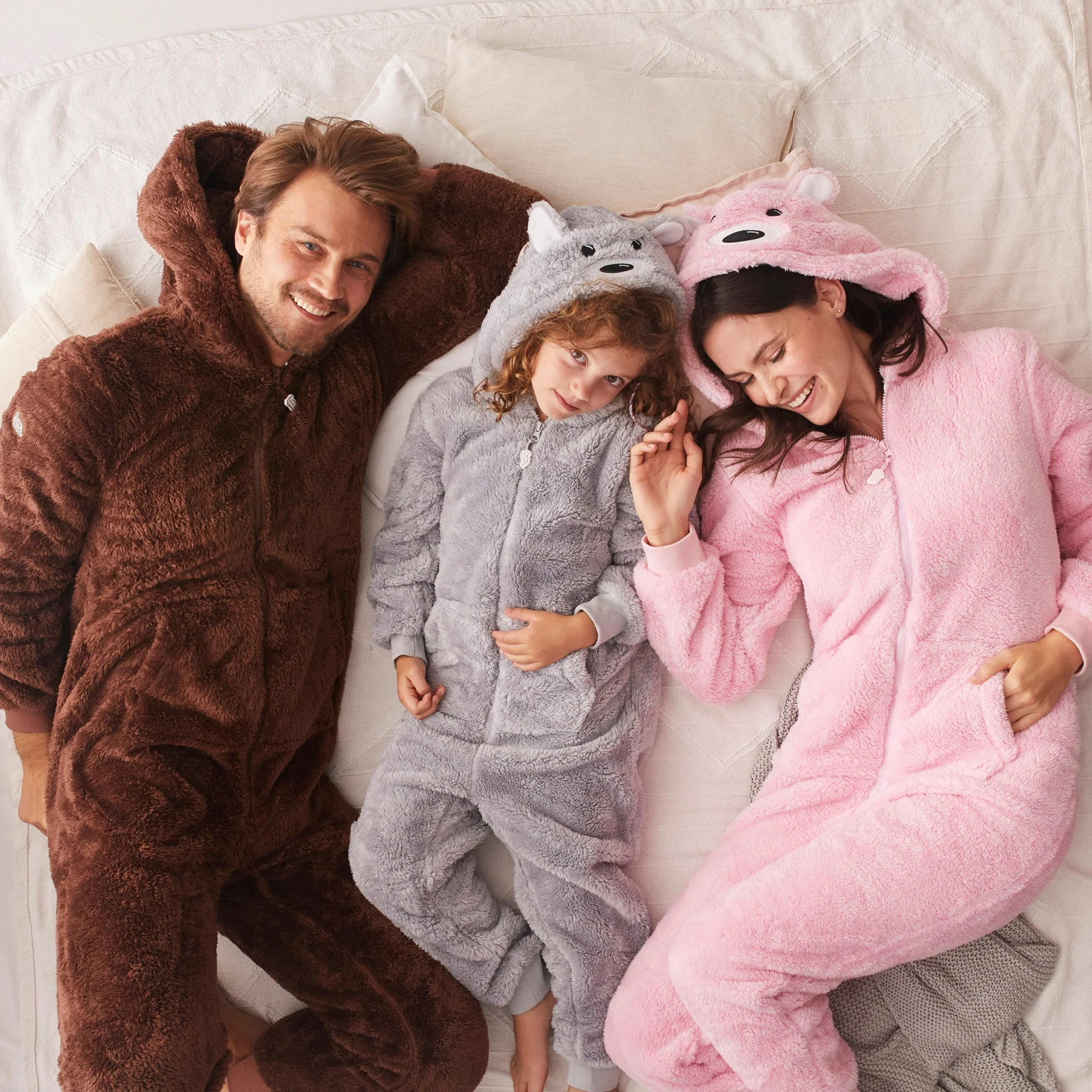 Grå Teddy Onesie Herre - Image 7