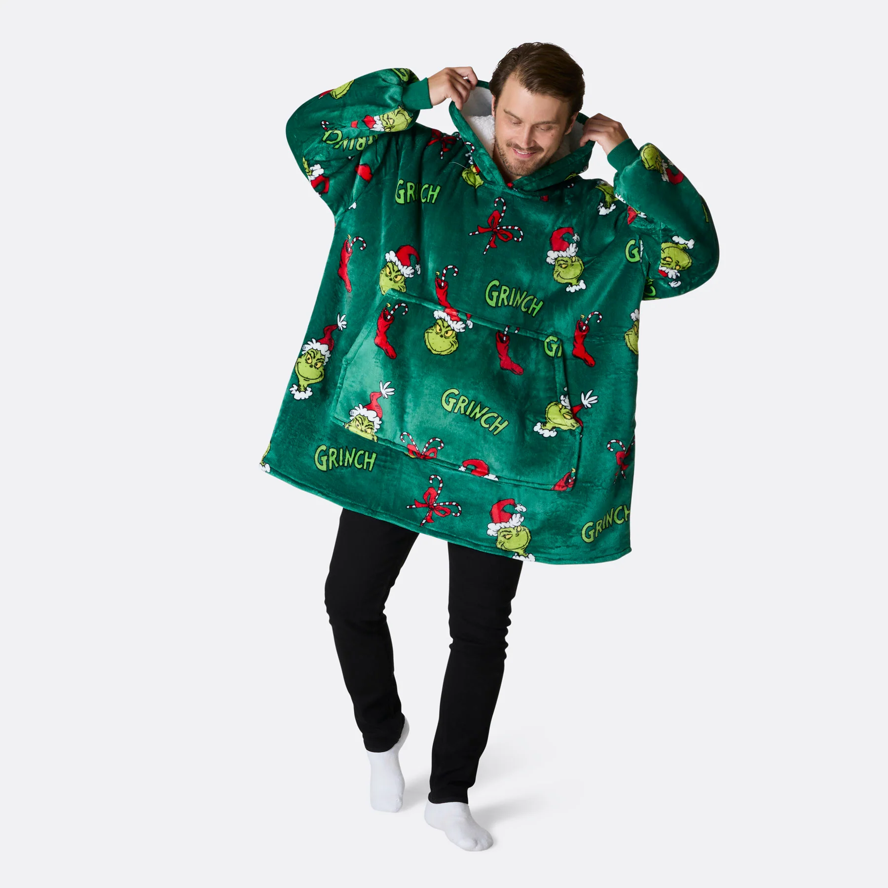 Grinchen Grønn HappyHoodie - Image 3