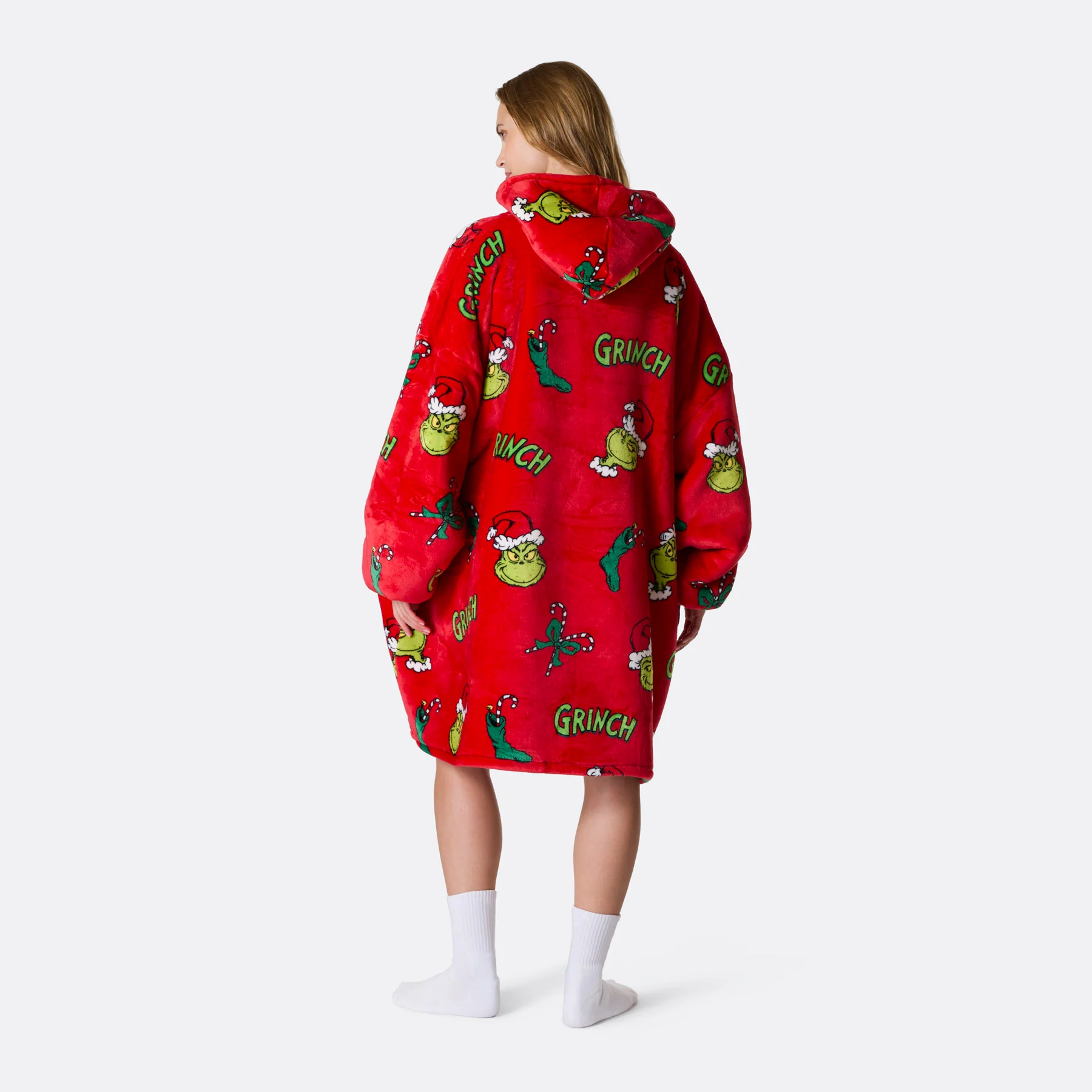 Grinchen Rød HappyHoodie - Image 8