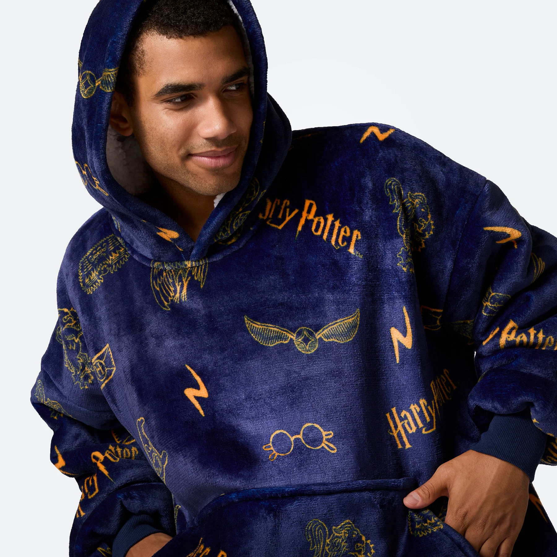 Harry Potter Blå HappyHoodie - Image 5