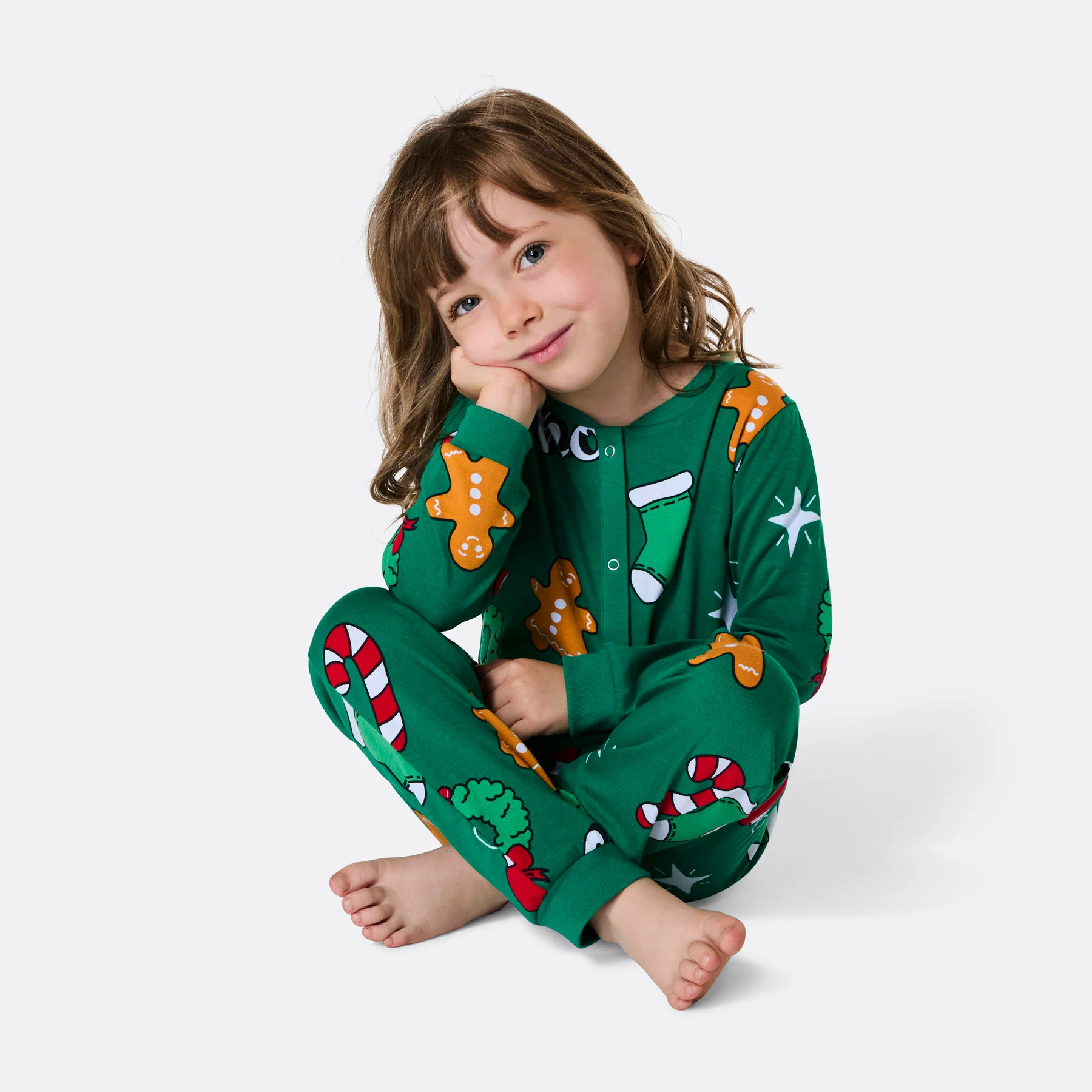 Hohoho Grønn Overall Julepysj Barn - Image 2