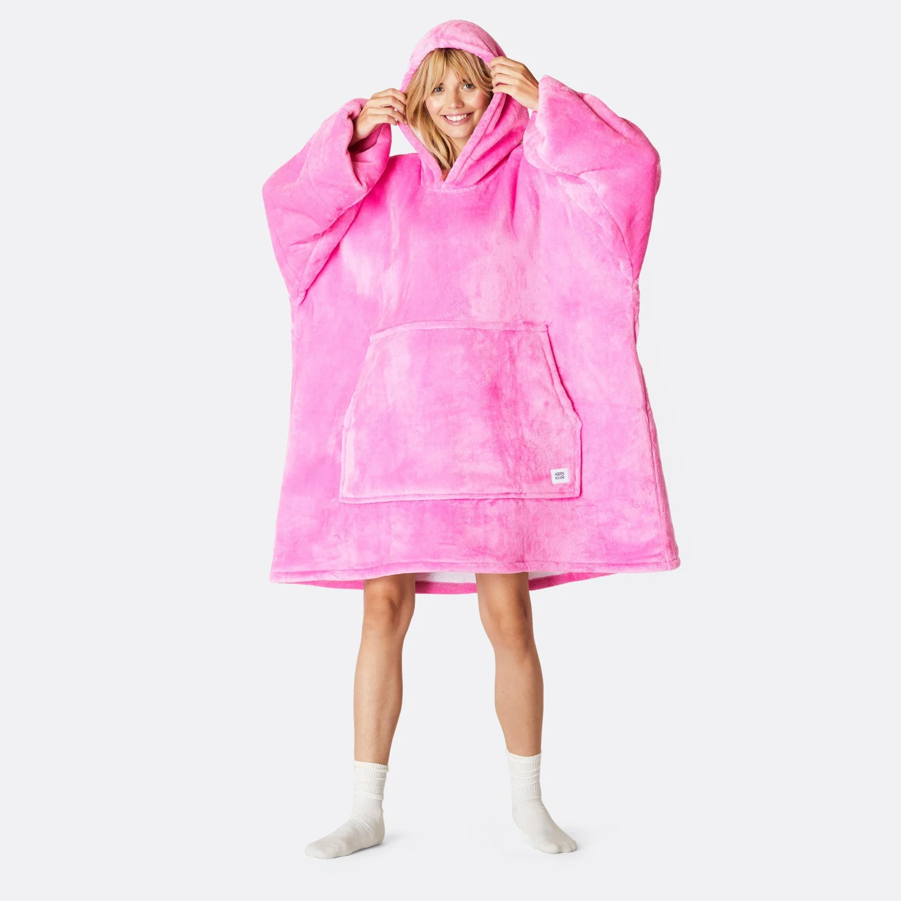 Hot Pink HappyHoodie - Image 2