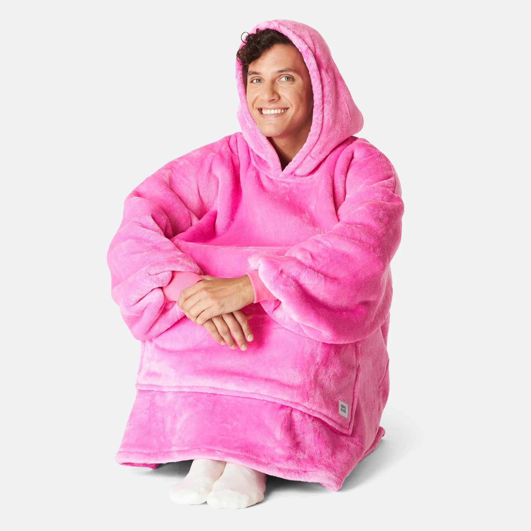 Hot Pink HappyHoodie - Image 8