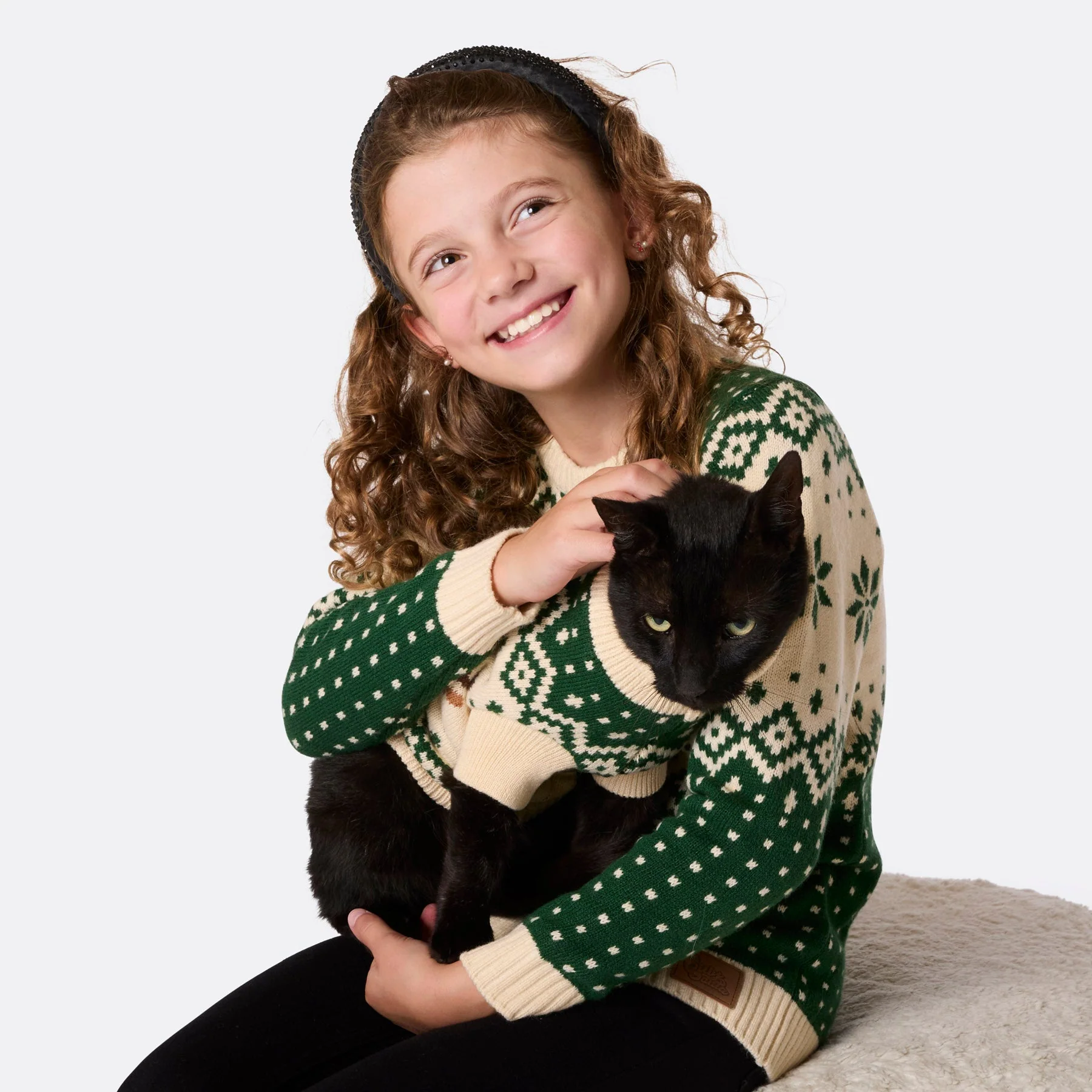Julegenser til Hele Familien - Retro Reinsdyr Grønn - Image 9