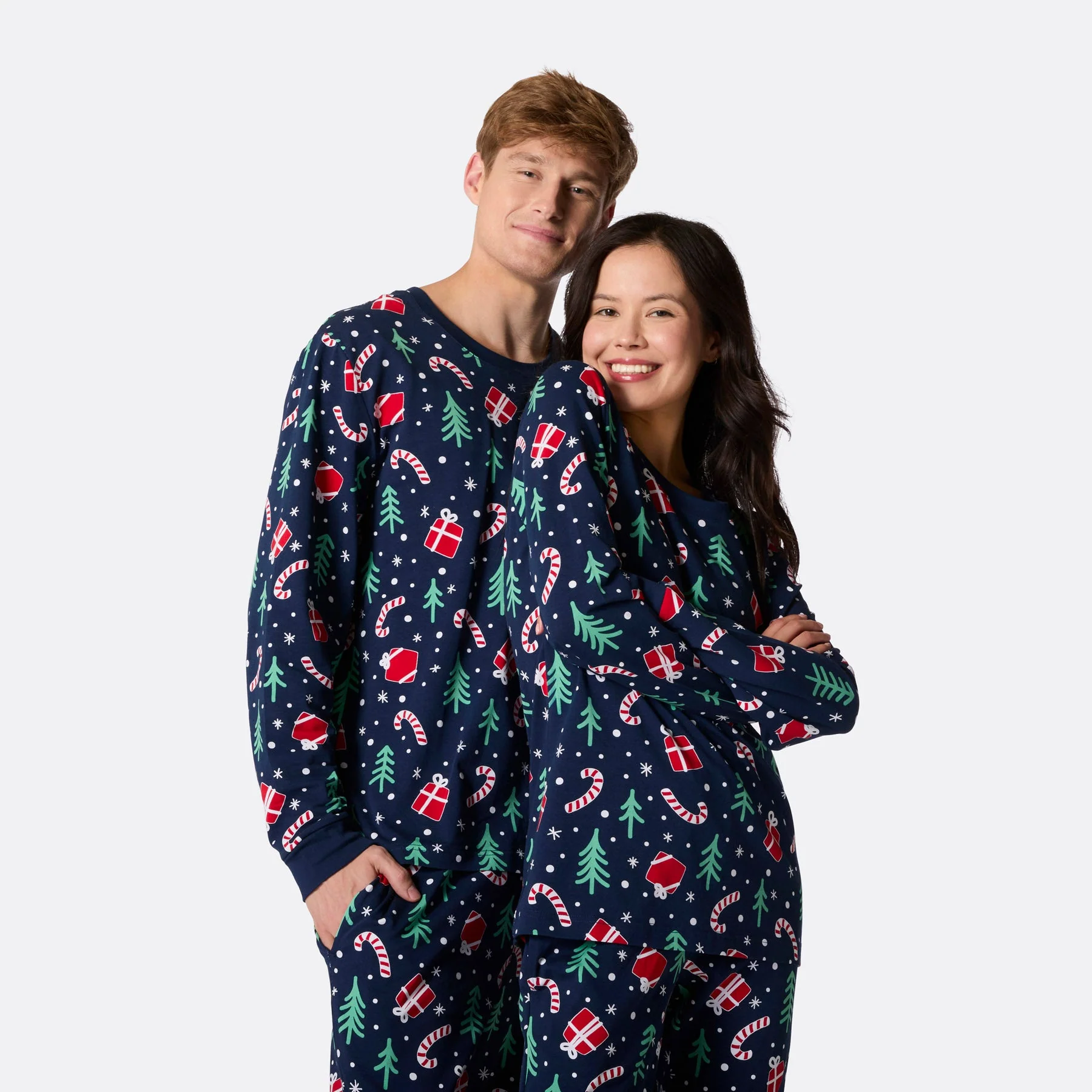 Julemønster Blå Julepysj Familie - Image 3