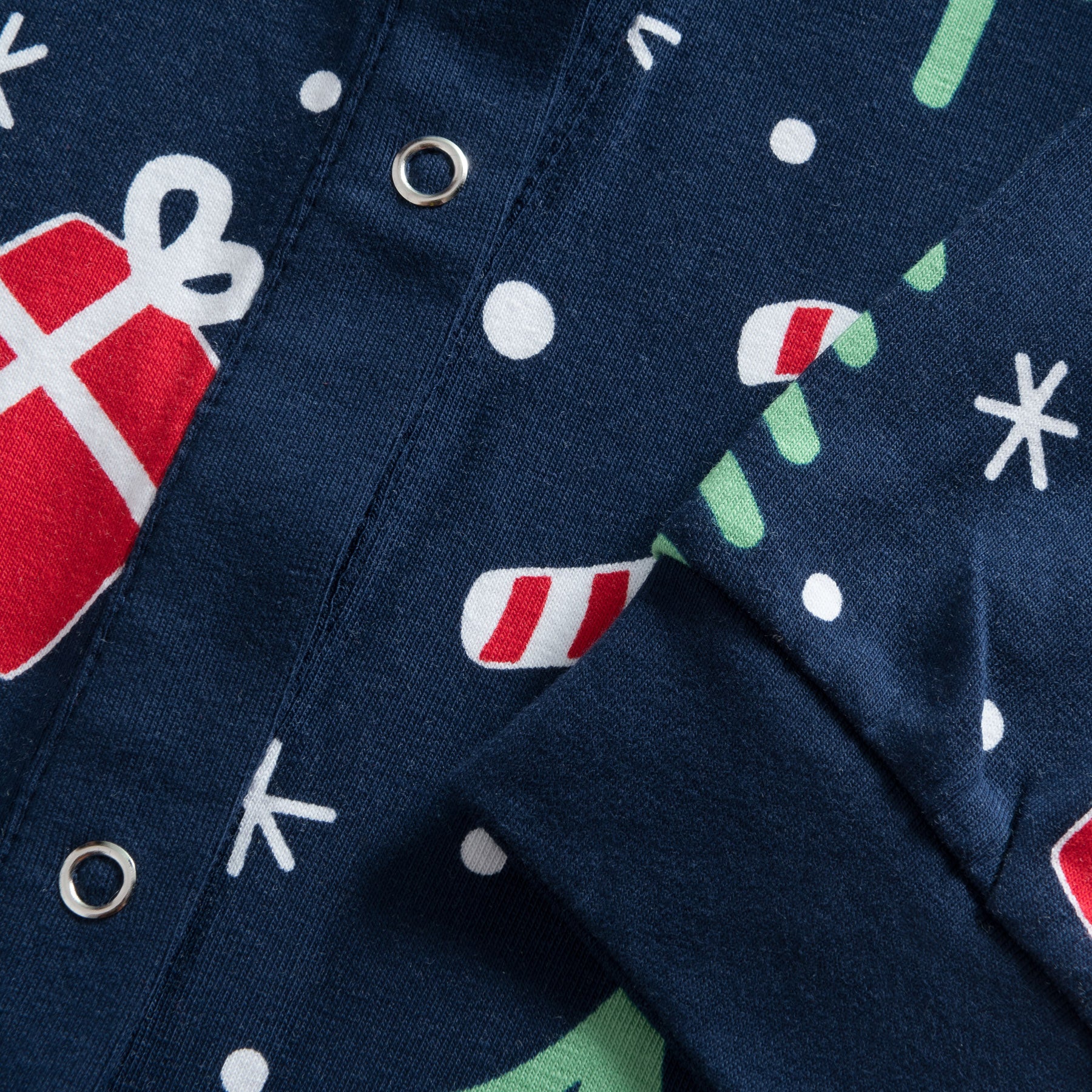 Julemønster Blå Overall Julepysj Barn - Image 7