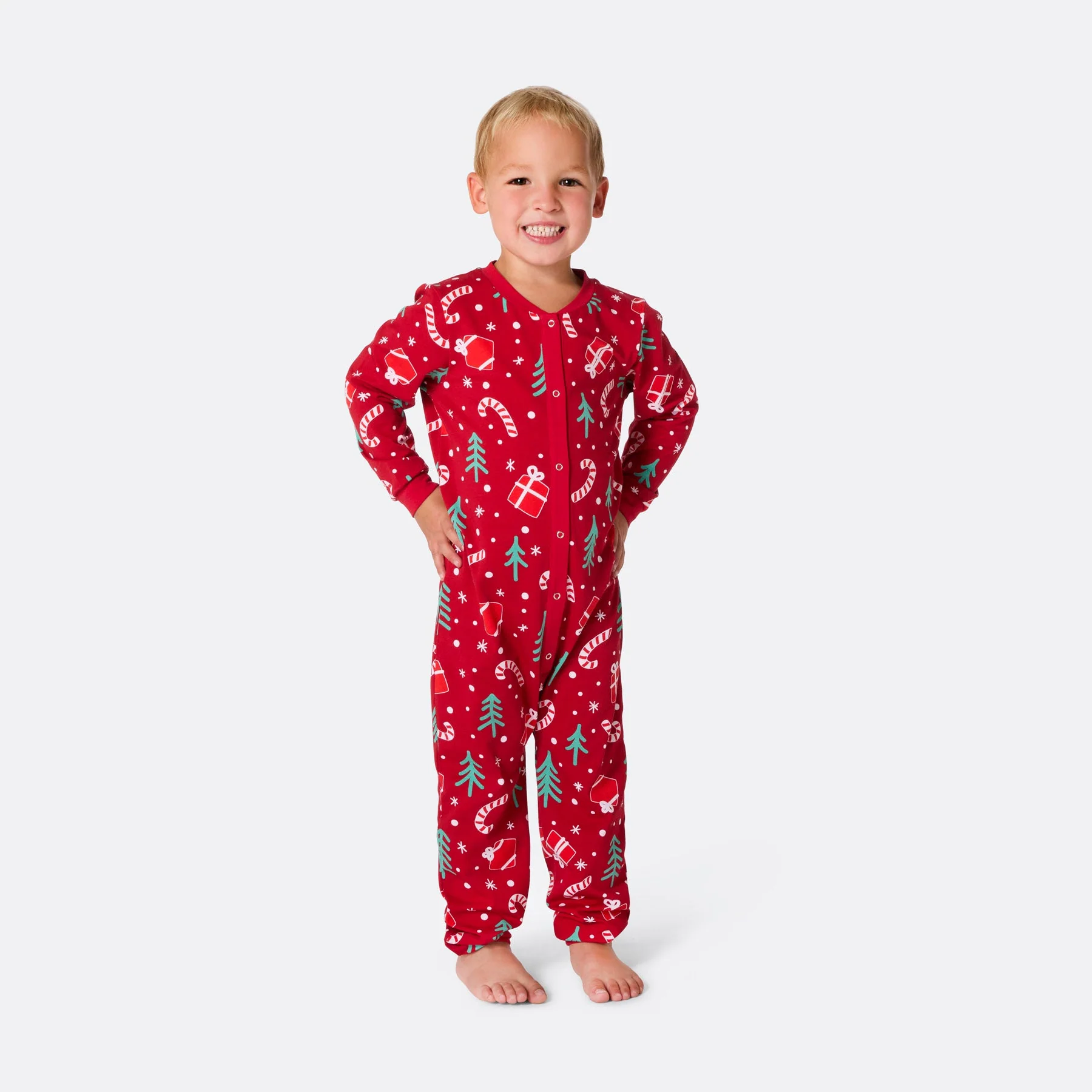 Julemønster Rød Julepysj Familie - Image 5