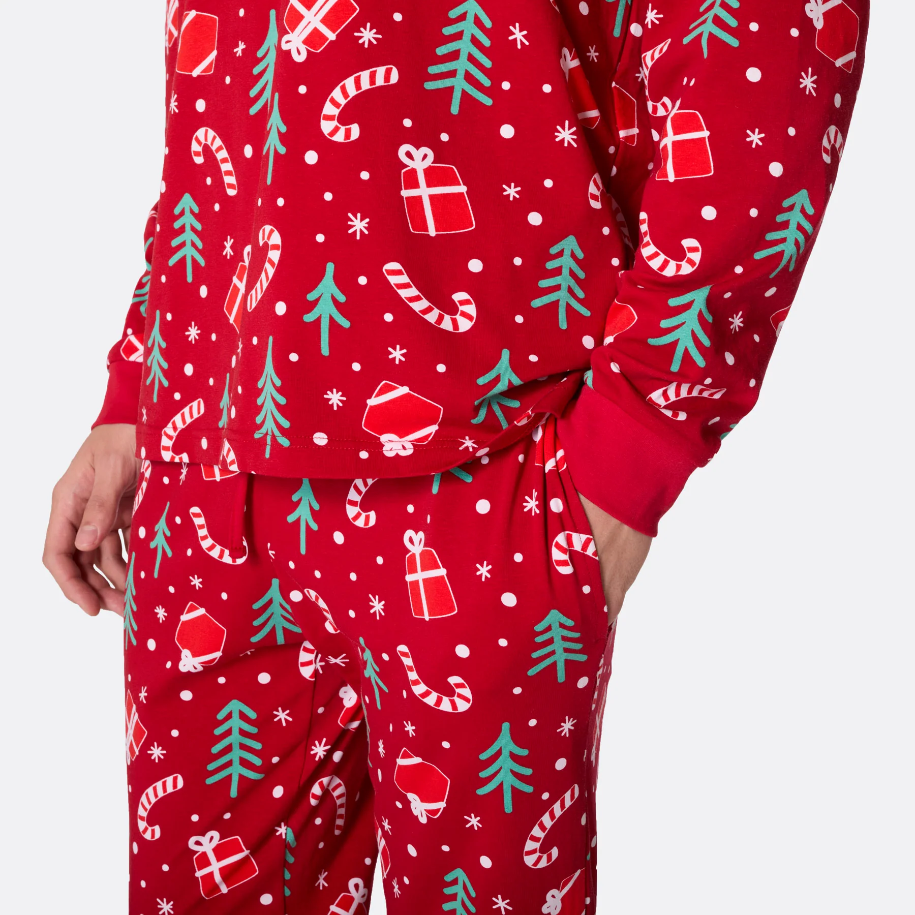 Julemønster Rød Julepysj Herre - Image 5