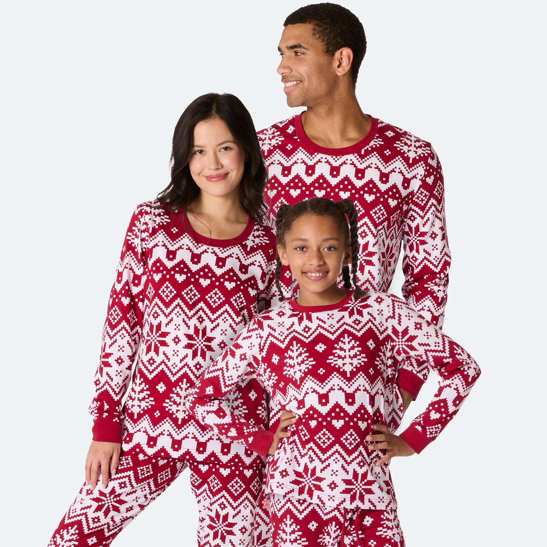 Julestrikk Rød Julepysj Familie