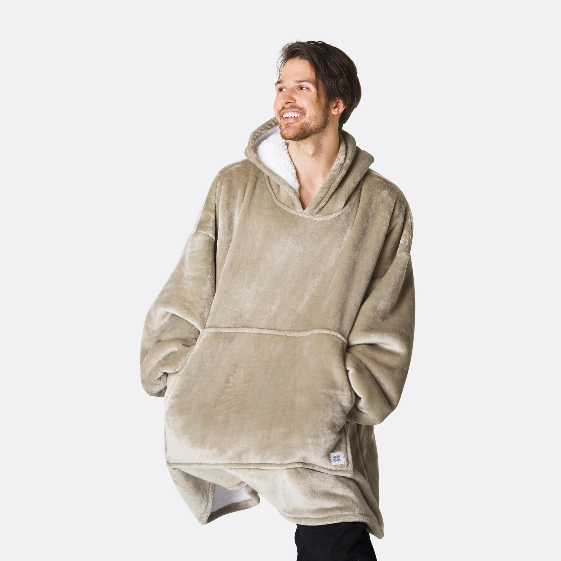 Khaki HappyHoodie - Image 5
