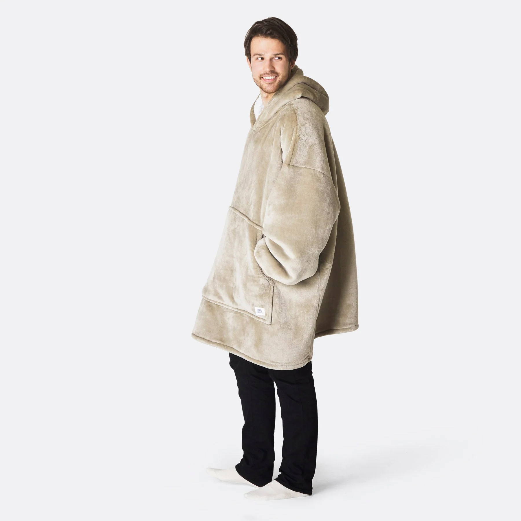 Khaki HappyHoodie - Image 6
