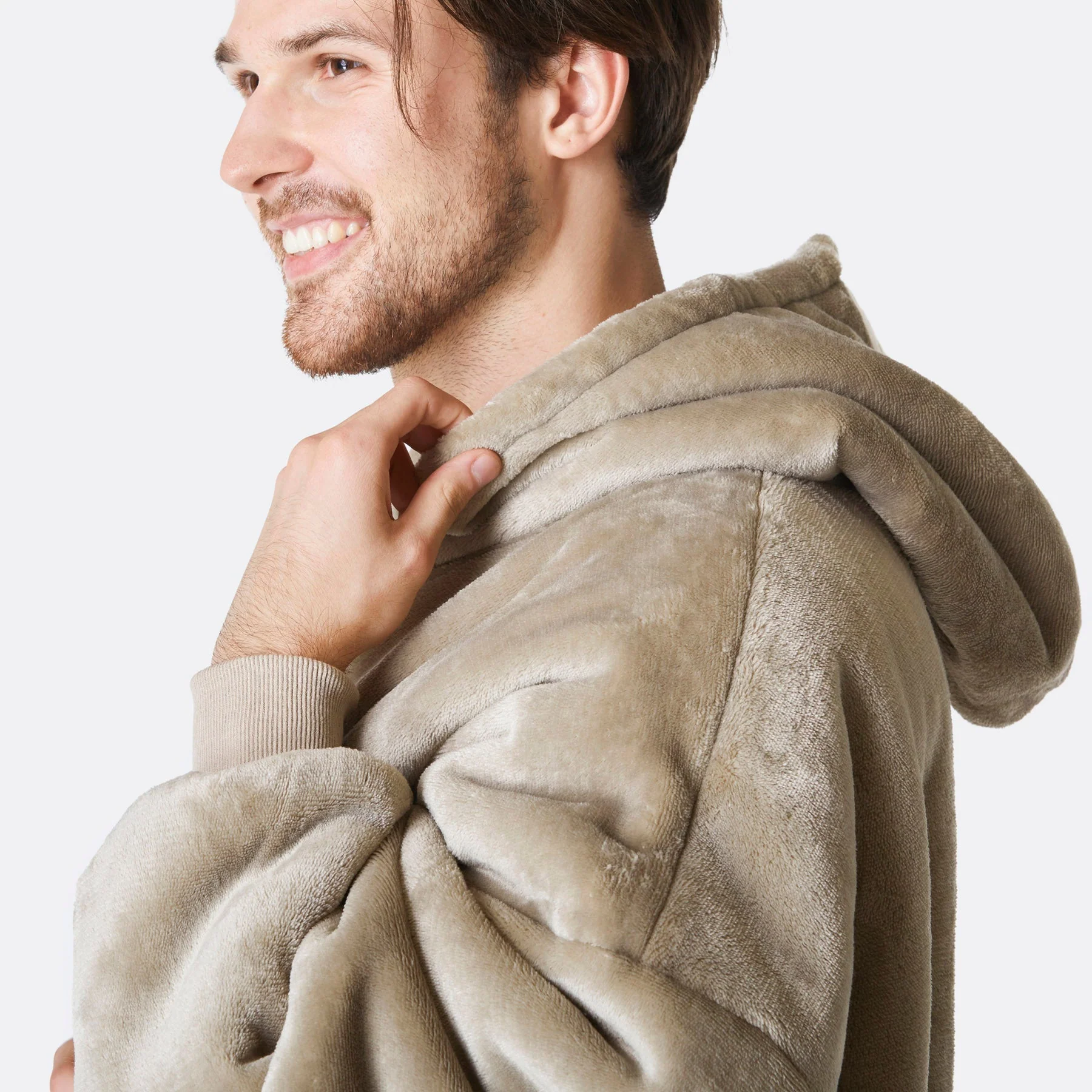 Khaki HappyHoodie - Image 8