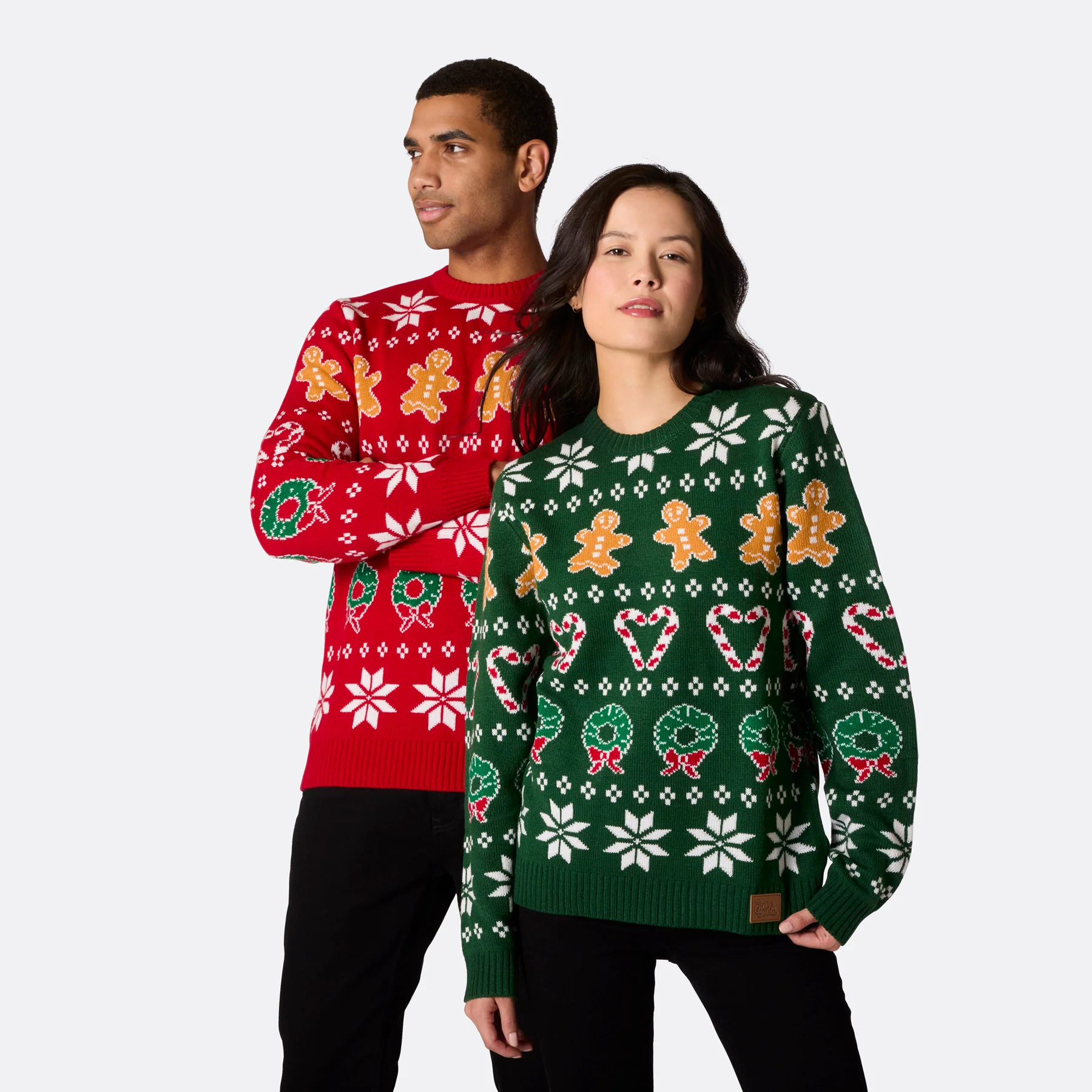 Klassisk Grønn Julegenser Herre - Image 6