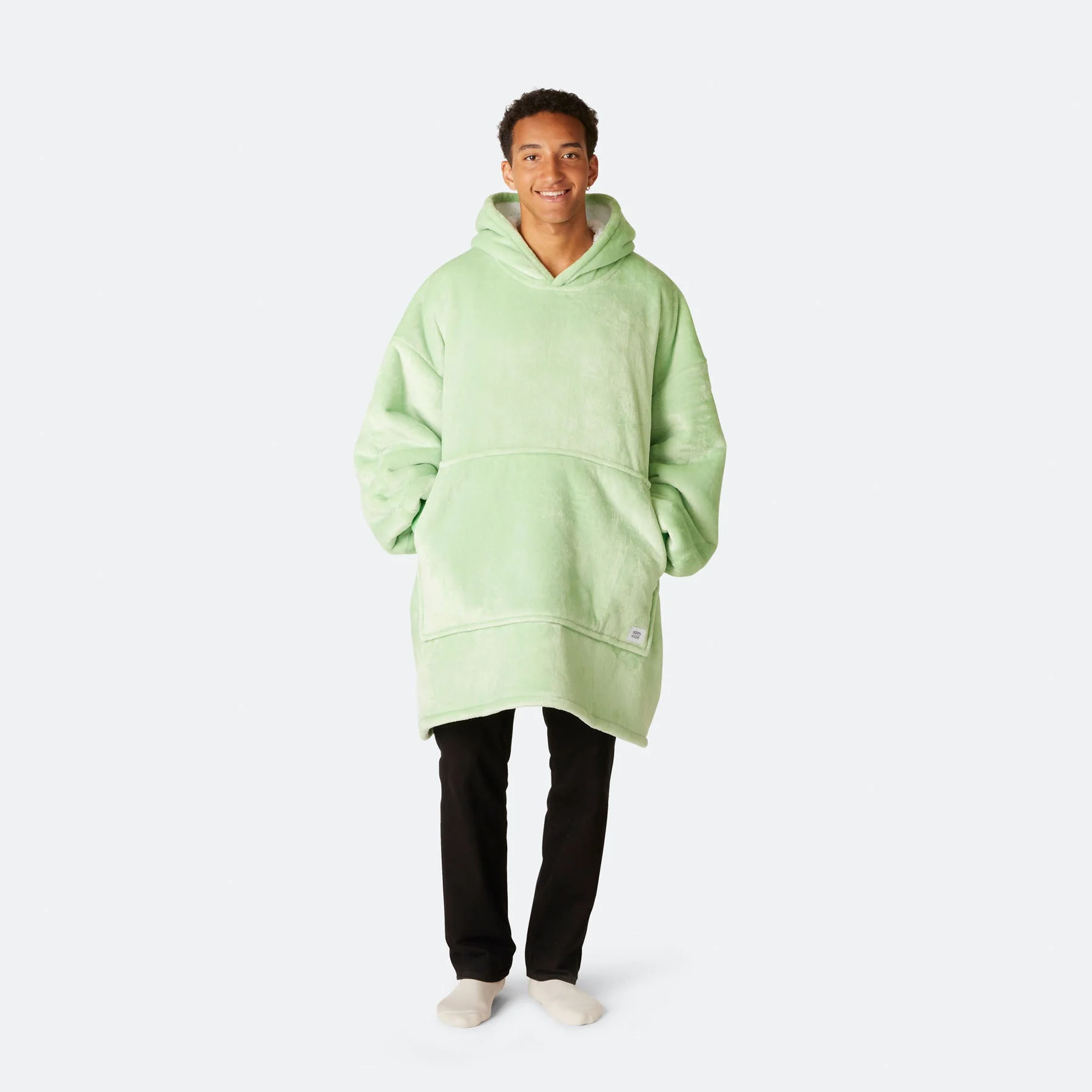 Lysegrønn HappyHoodie - Image 4