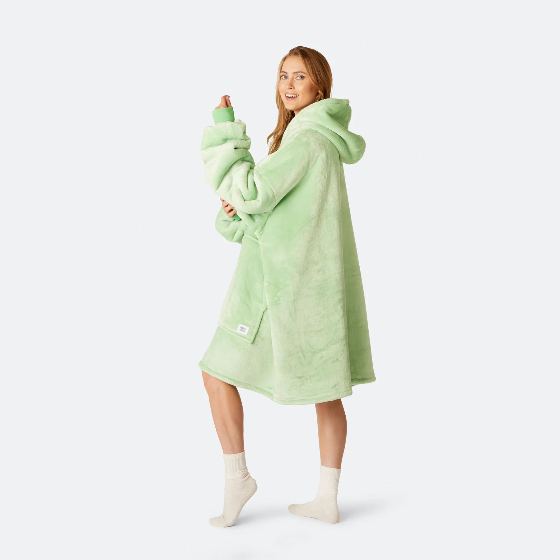 Lysegrønn HappyHoodie - Image 5