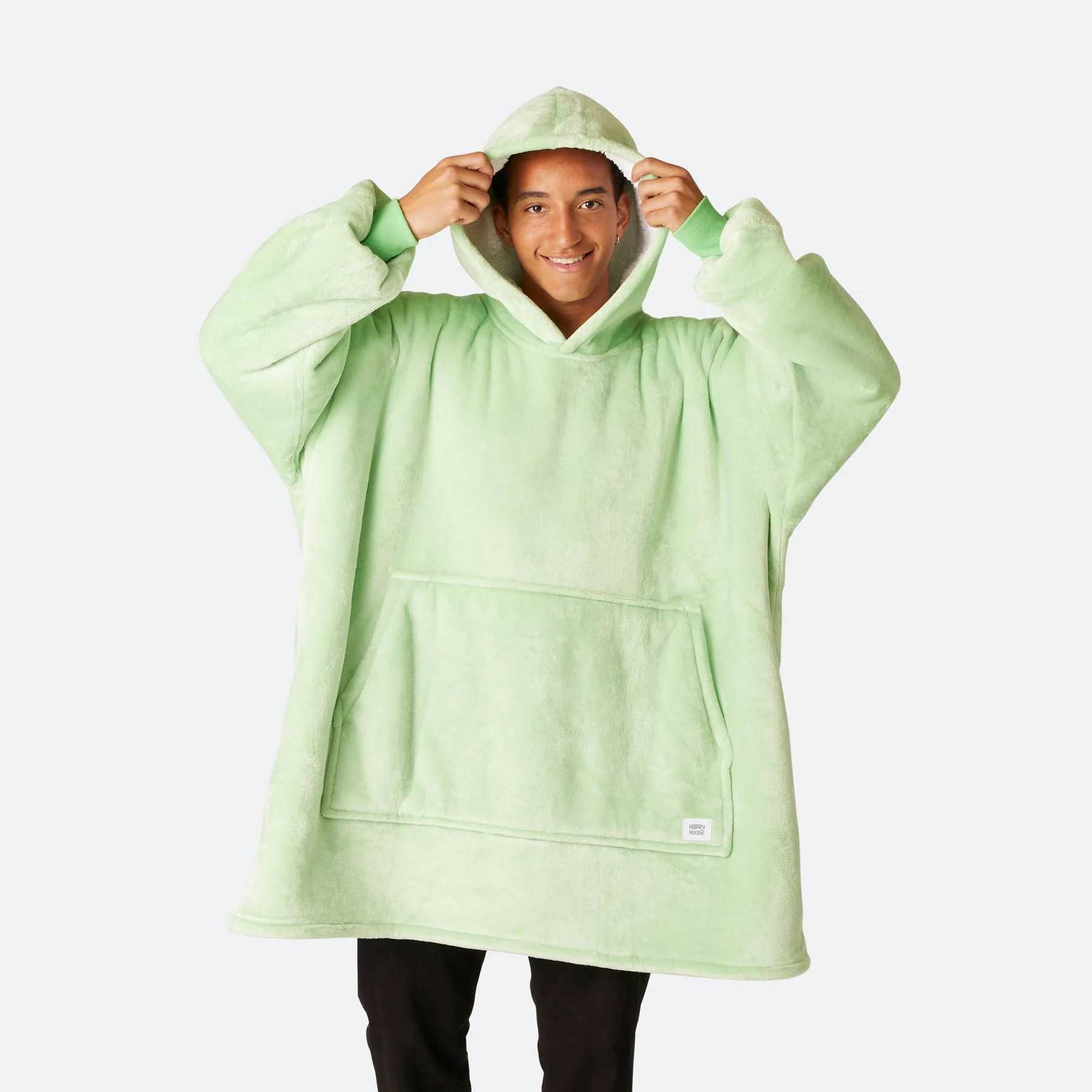 Lysegrønn HappyHoodie - Image 9