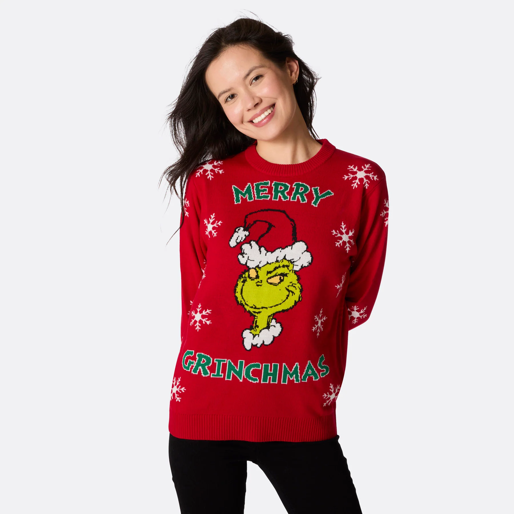Merry Grinchmas Julegenser Dame - Image 2
