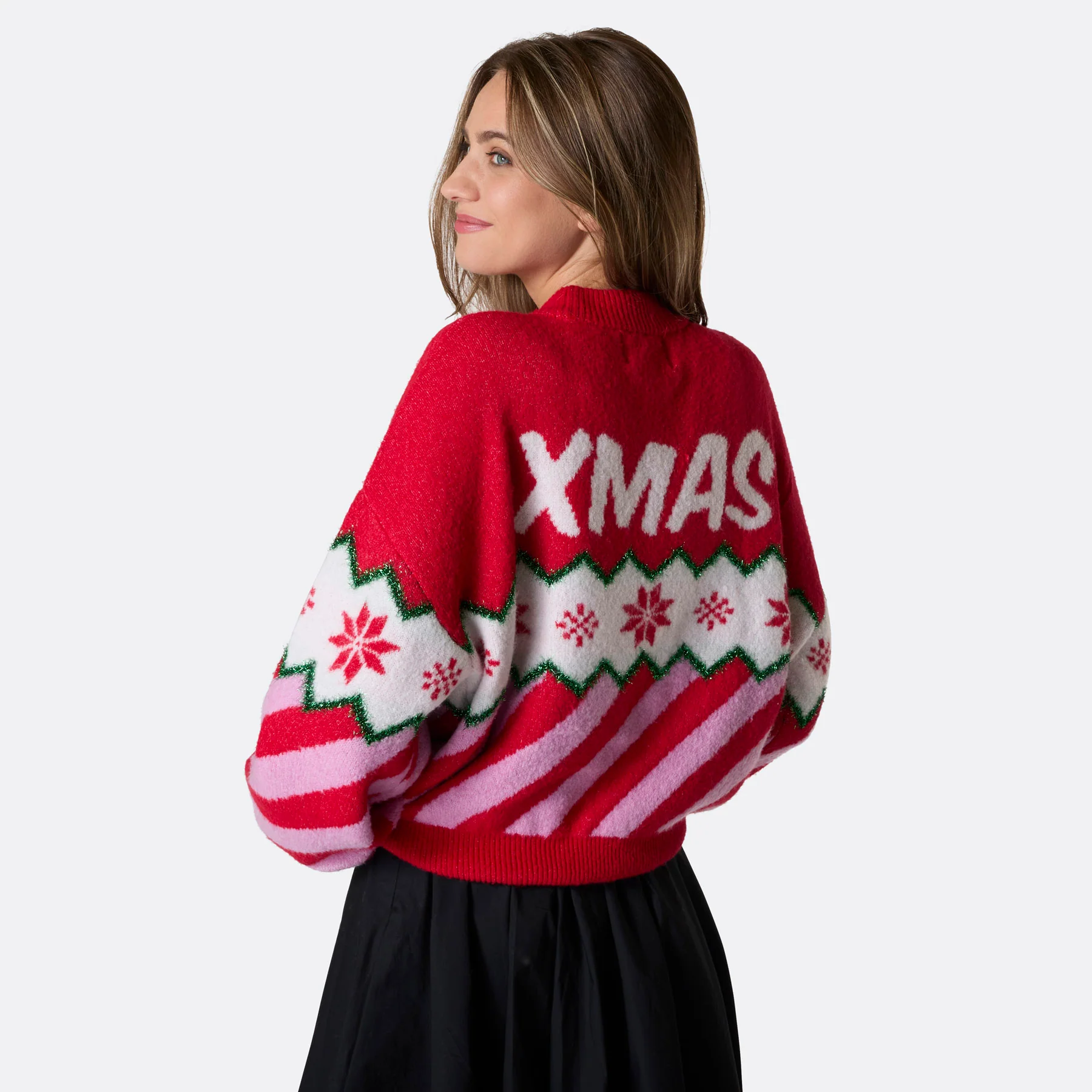 Merry Xmas Oversized Julegenser Dame - Image 4