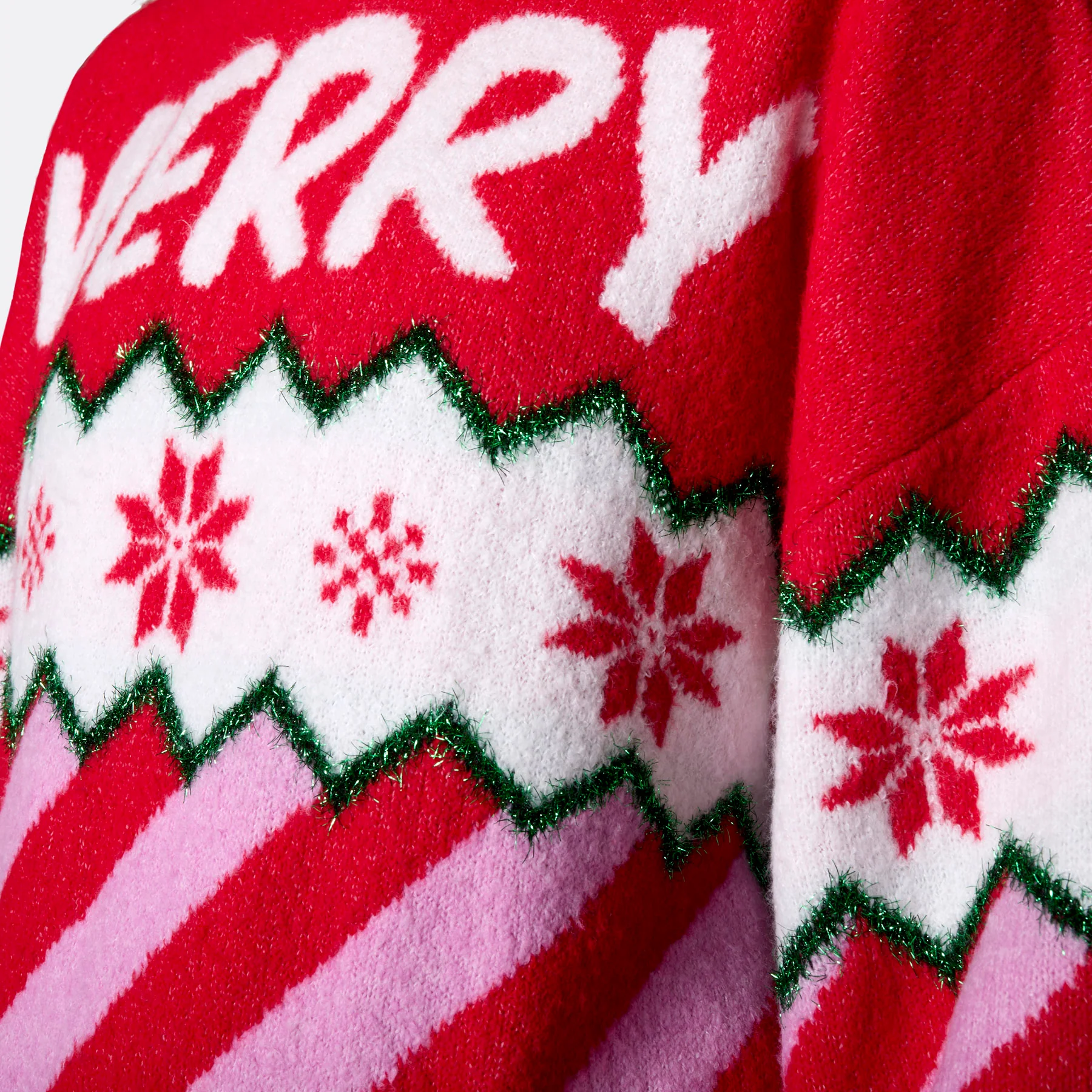Merry Xmas Oversized Julegenser Dame - Image 5