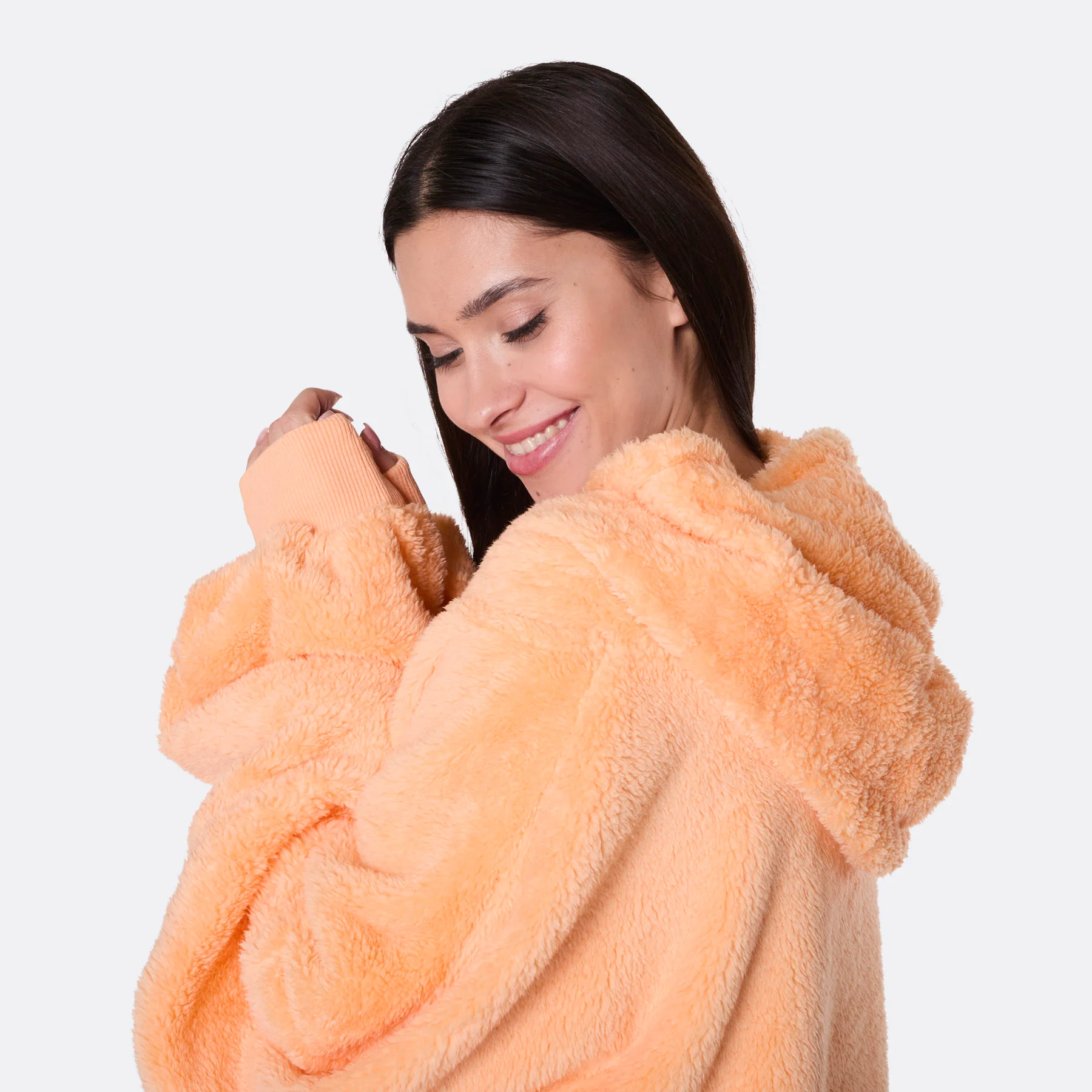 Peach Teddy HappyHoodie - Image 7
