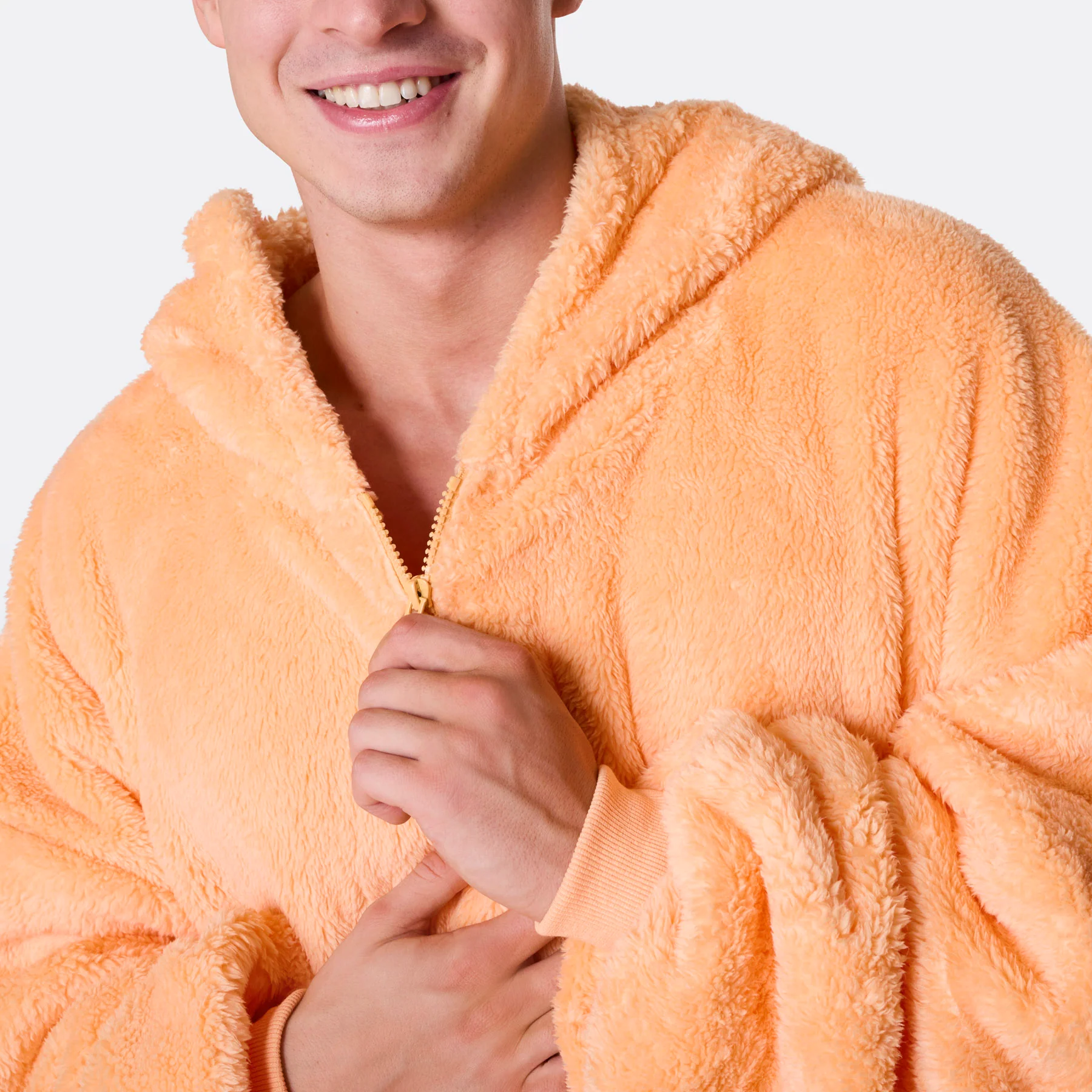 Peach Teddy HappyHoodie - Image 8