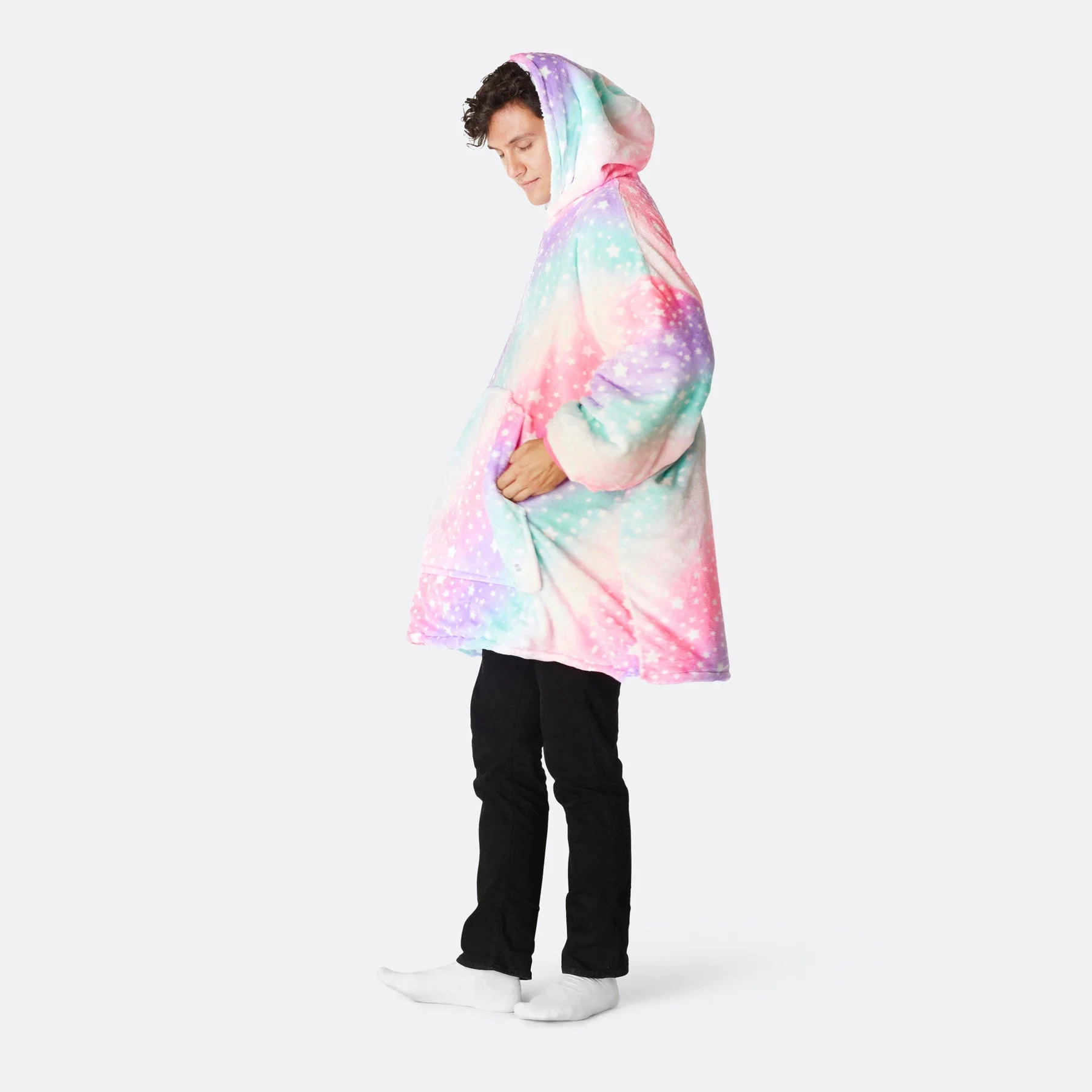 Regnbue Rosa HappyHoodie - Image 4