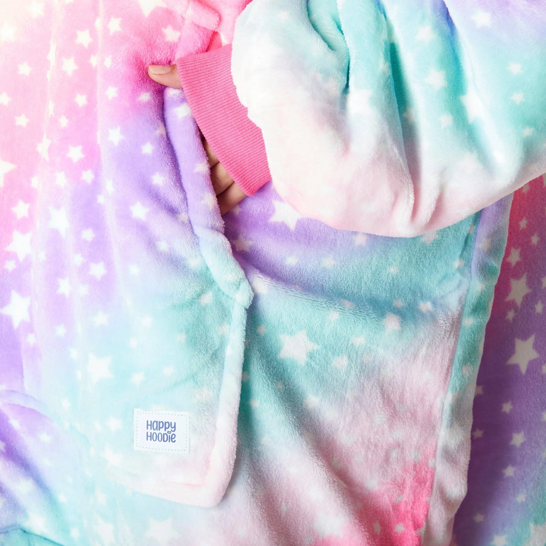 Regnbue Rosa HappyHoodie - Image 7