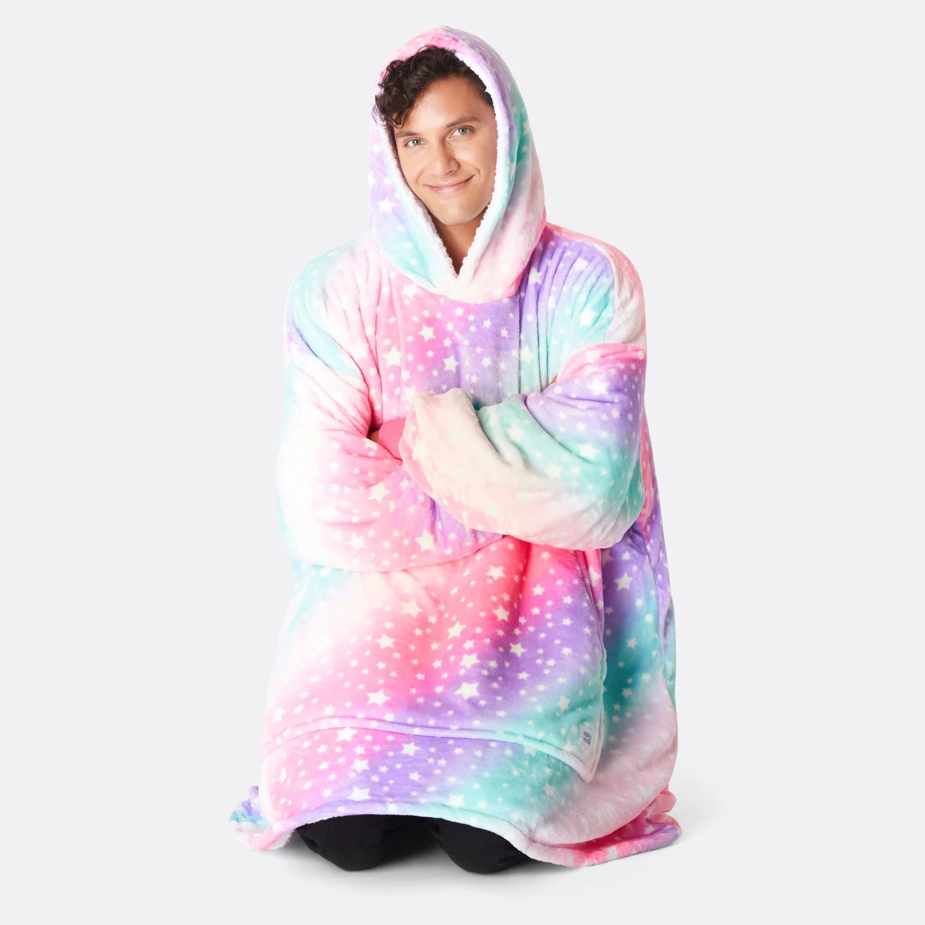 Regnbue Rosa HappyHoodie - Image 8