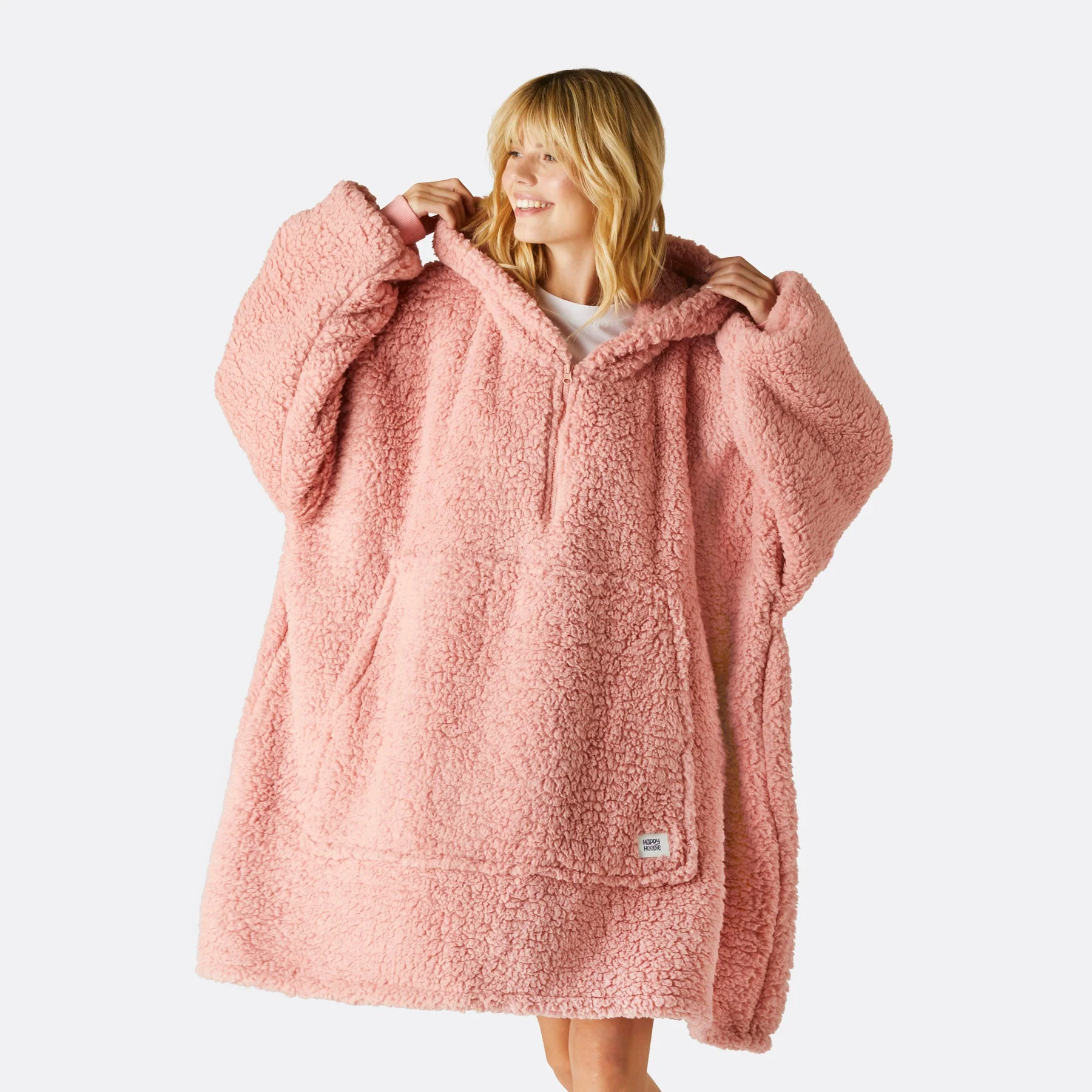 Rosa Sherpa HappyHoodie - Image 3