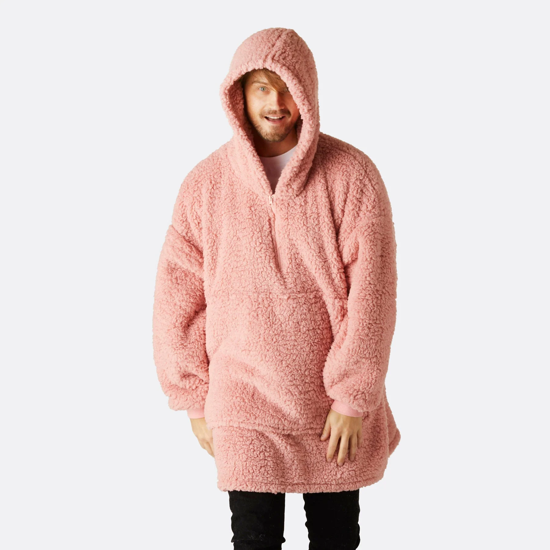 Rosa Sherpa HappyHoodie - Image 4