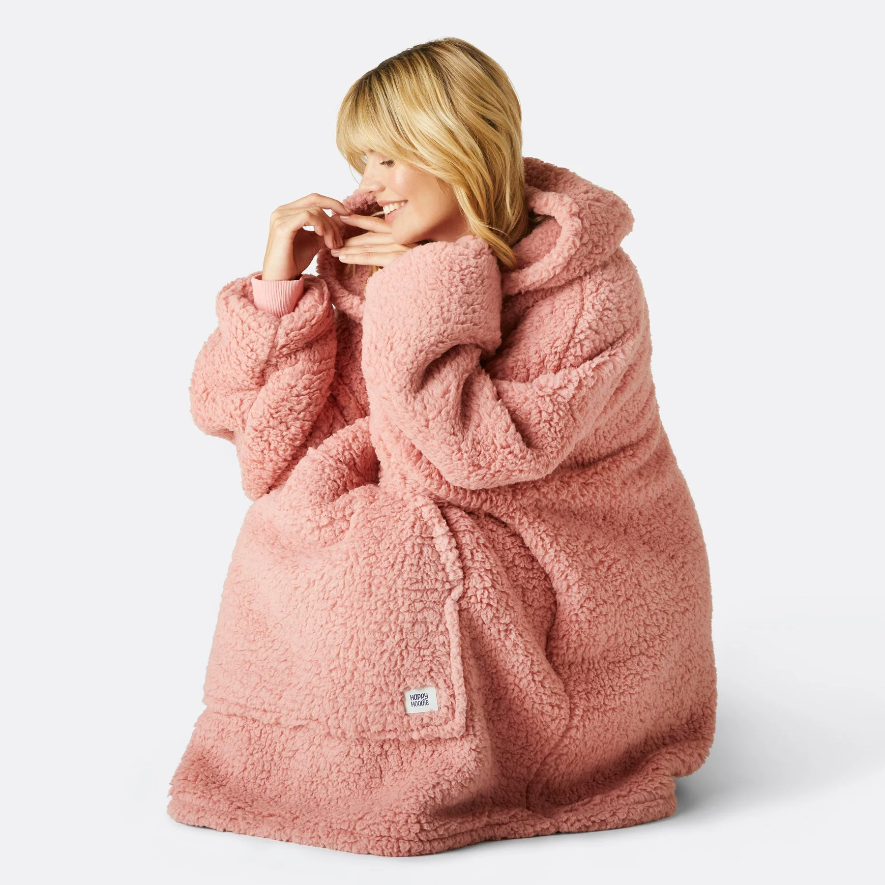 Rosa Sherpa HappyHoodie - Image 5