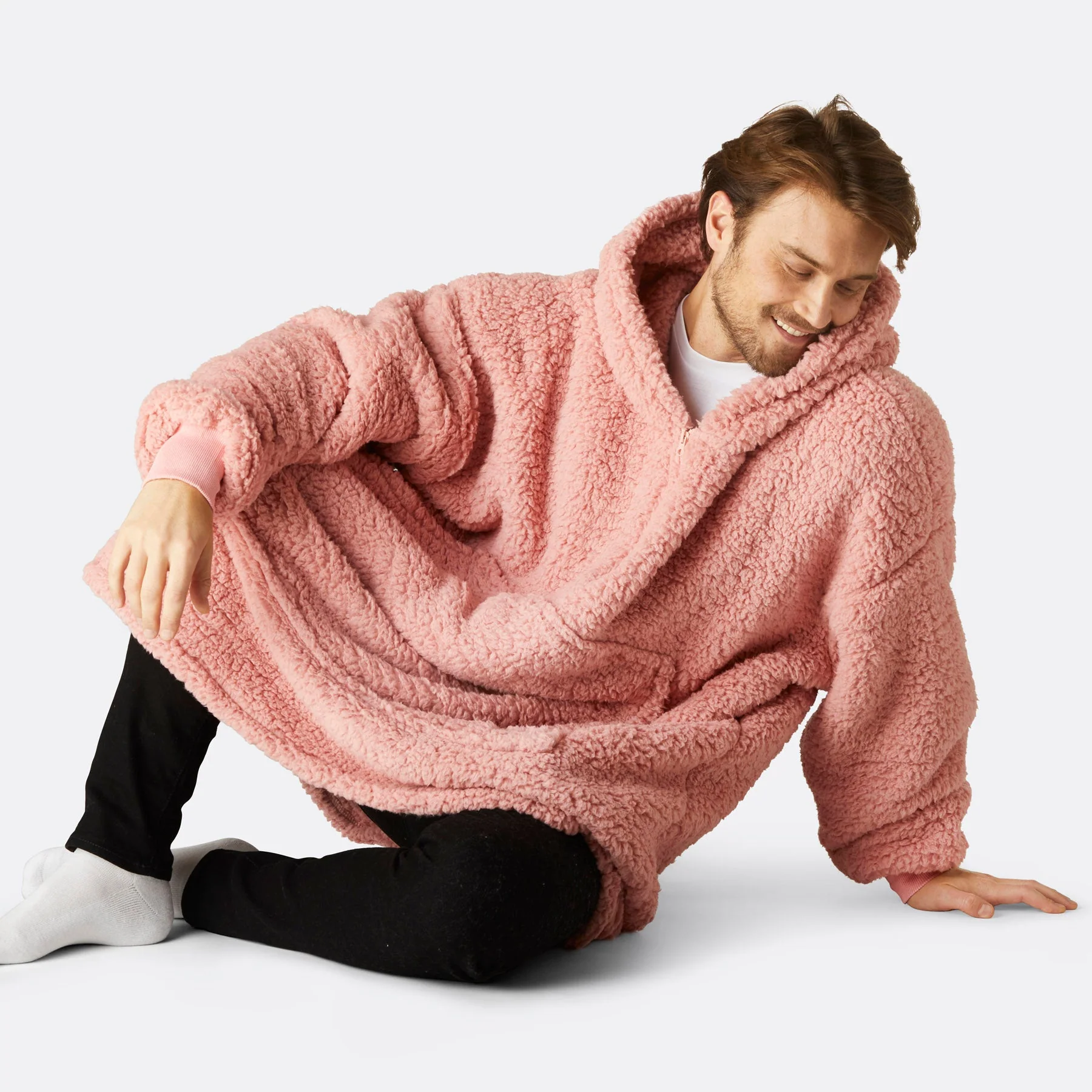 Rosa Sherpa HappyHoodie - Image 7