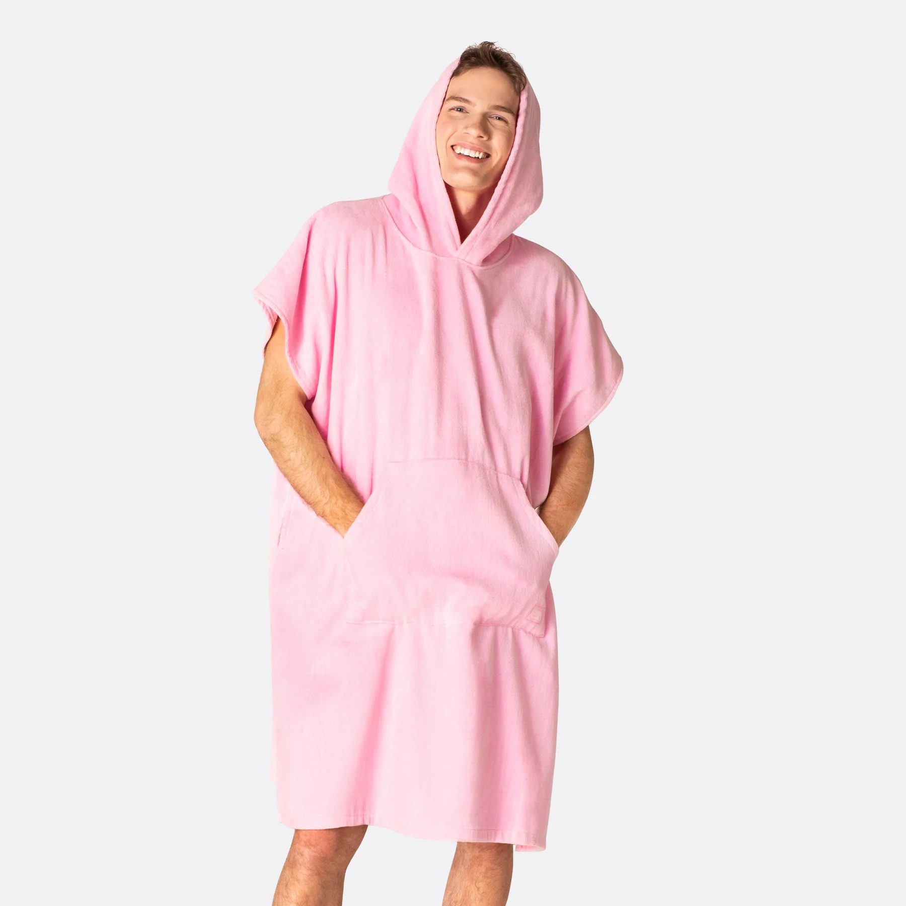 Bubblegum Rosa Badeponcho - Image 7